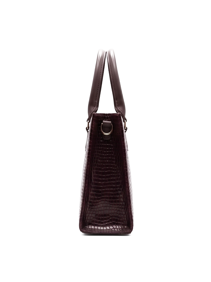 Burgundy Tote Bag - Bag X