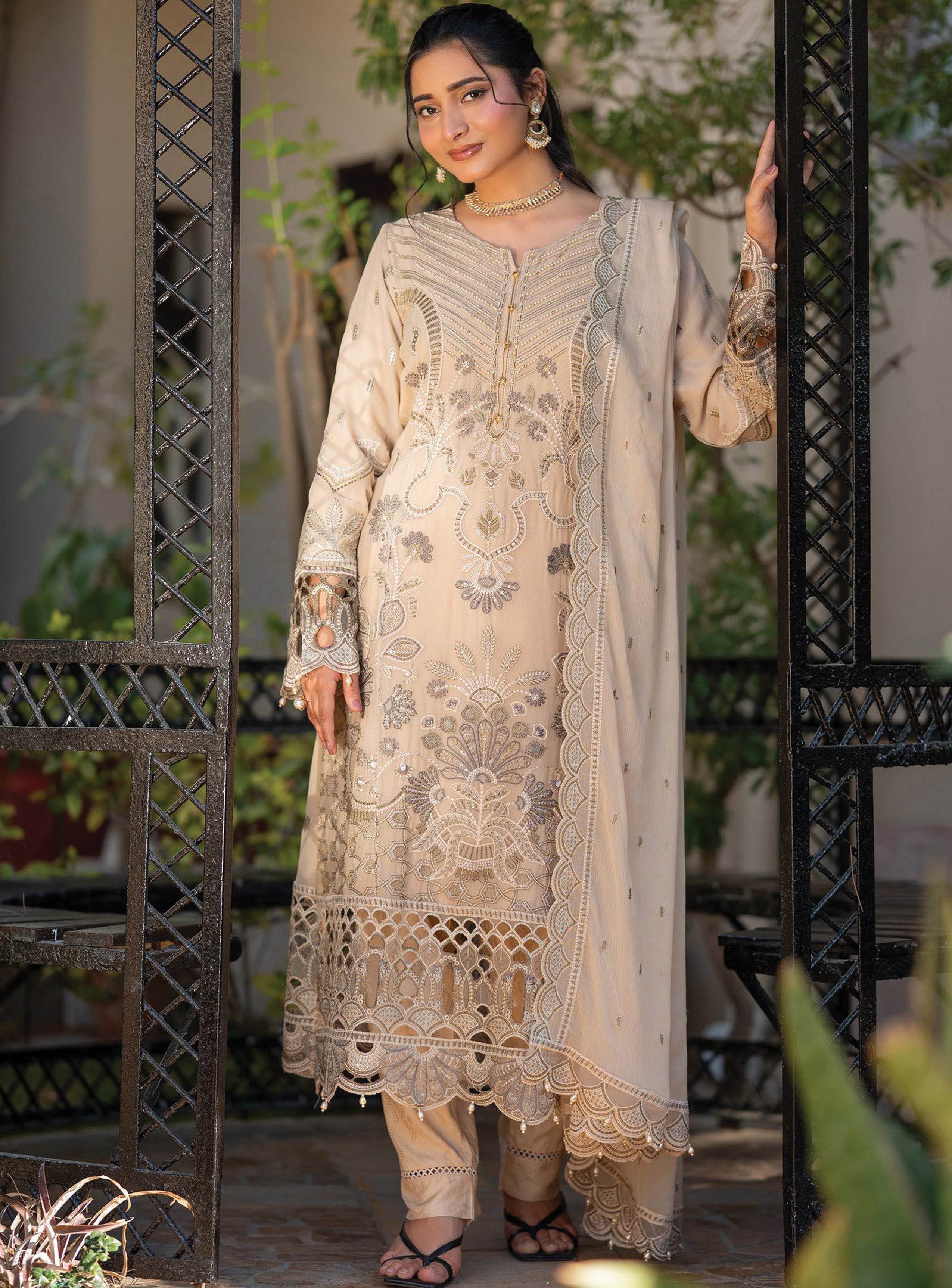 Asmira BN-1040 - 3 Piece Stitched Fancy Heavy Embroidered - Bint-e-Noor