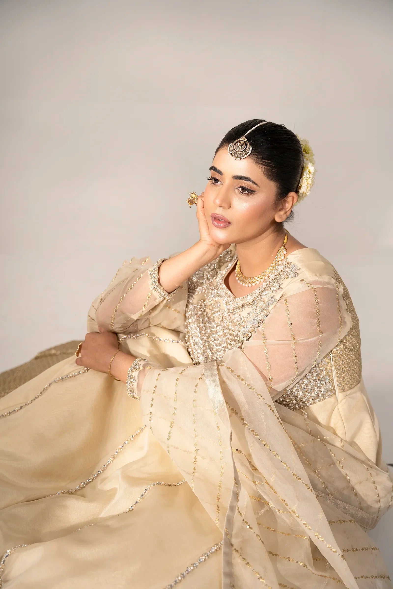 Anisha 3 Piece Stitched - Javeria Zoa