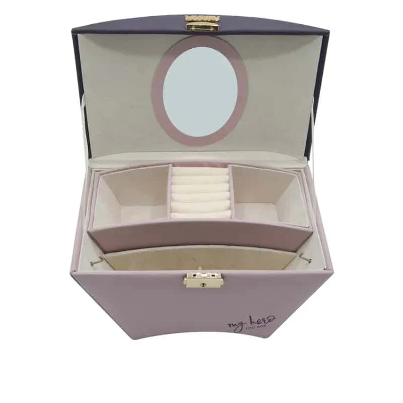 Dual-Tone Luxury Cosmetics & Jewelry Organizer - Muicin