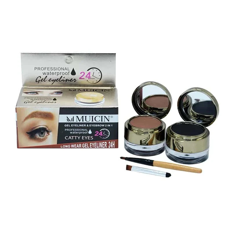 2 In 1 Catty Eyes Gel Eyeliner - Muicin