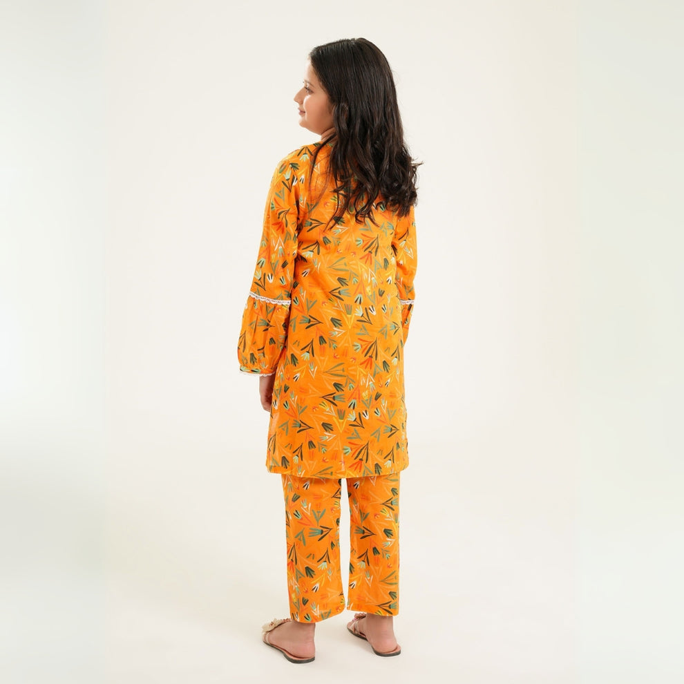 Tangerine –  2PC Lawn - Rangooz