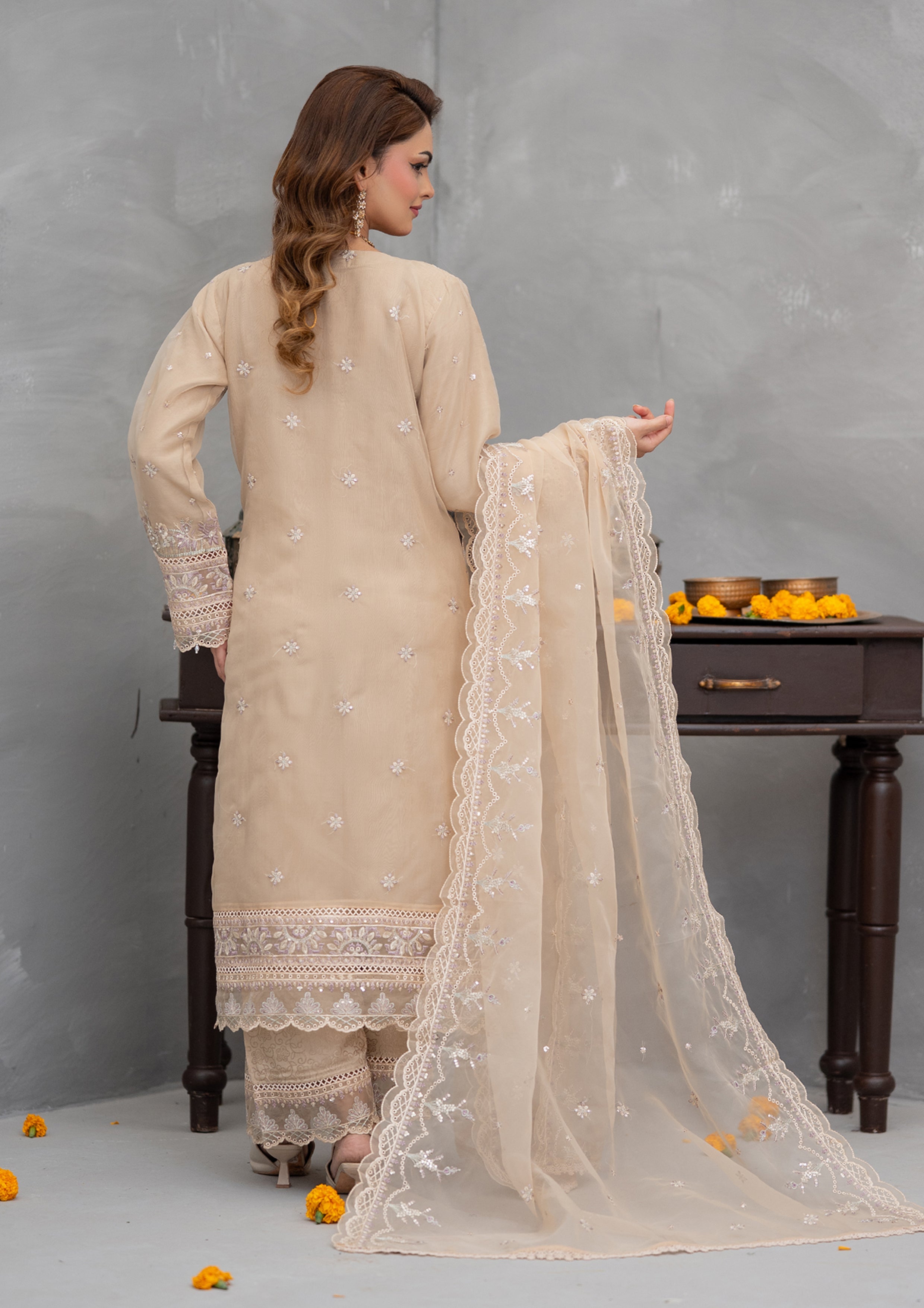 Parisa BN-10000 - 3 Piece Stitched Fancy Heavy Embroidered - Bint-e-Noor