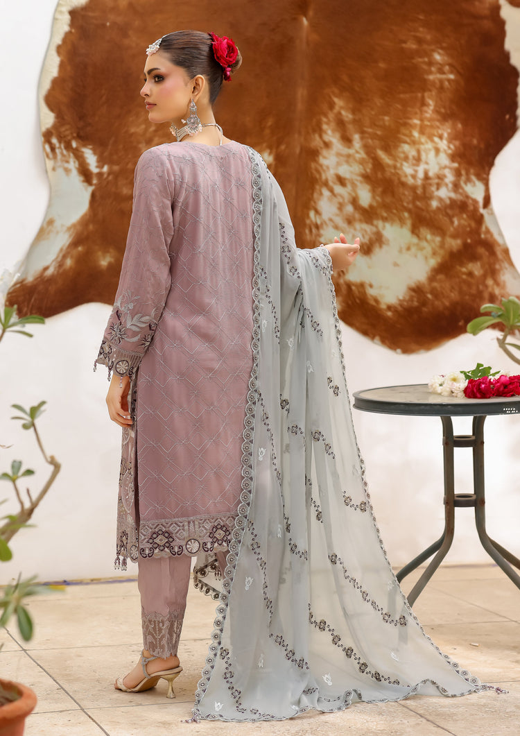 Elva BN-1015 - 3 Piece Stitched Fancy Heavy Embroidered - Bint-e-Noor