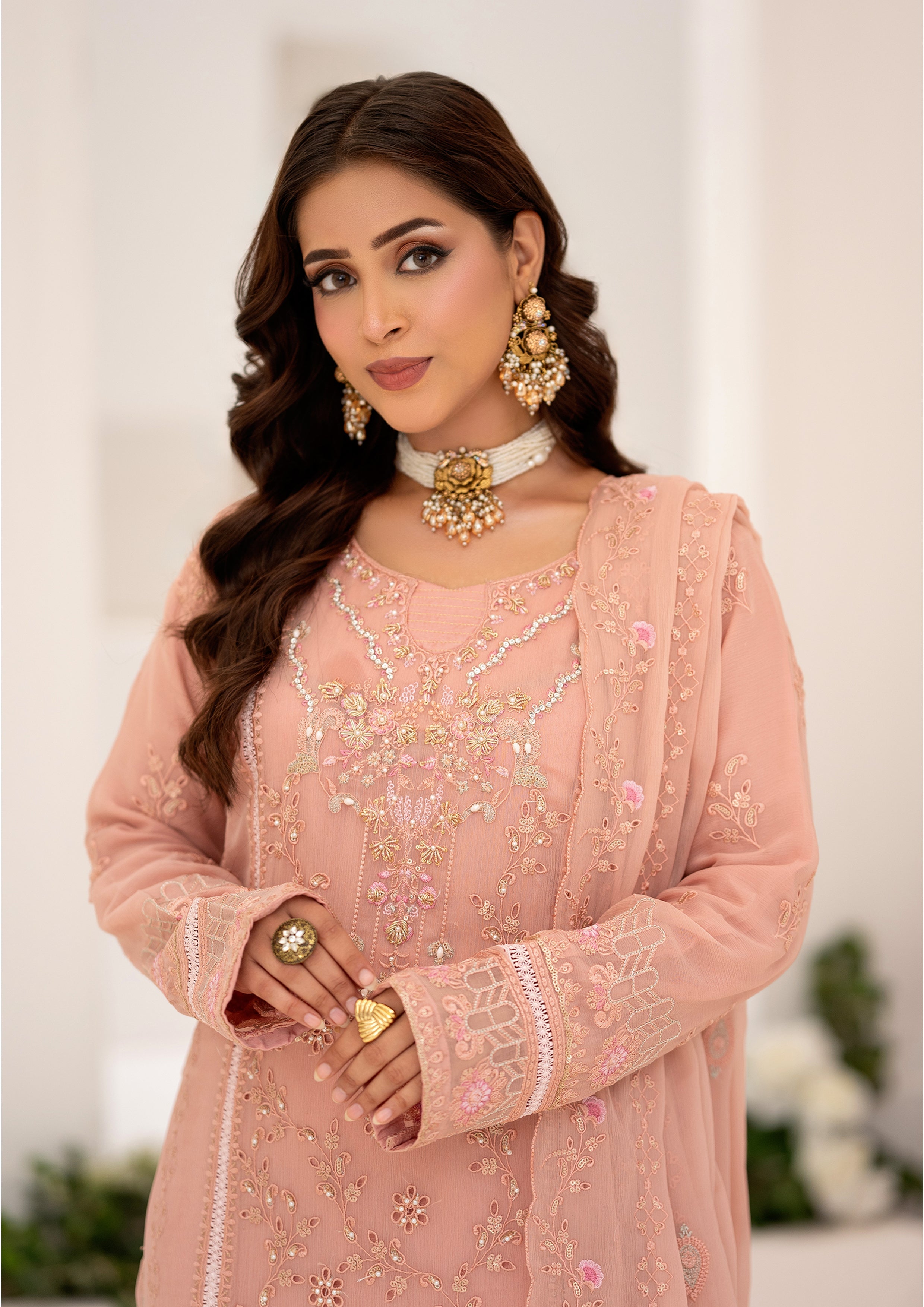 Ifrah BN-1136 - 3 Piece Stitched Fancy Heavy Embroidered - Bint-e-Noor