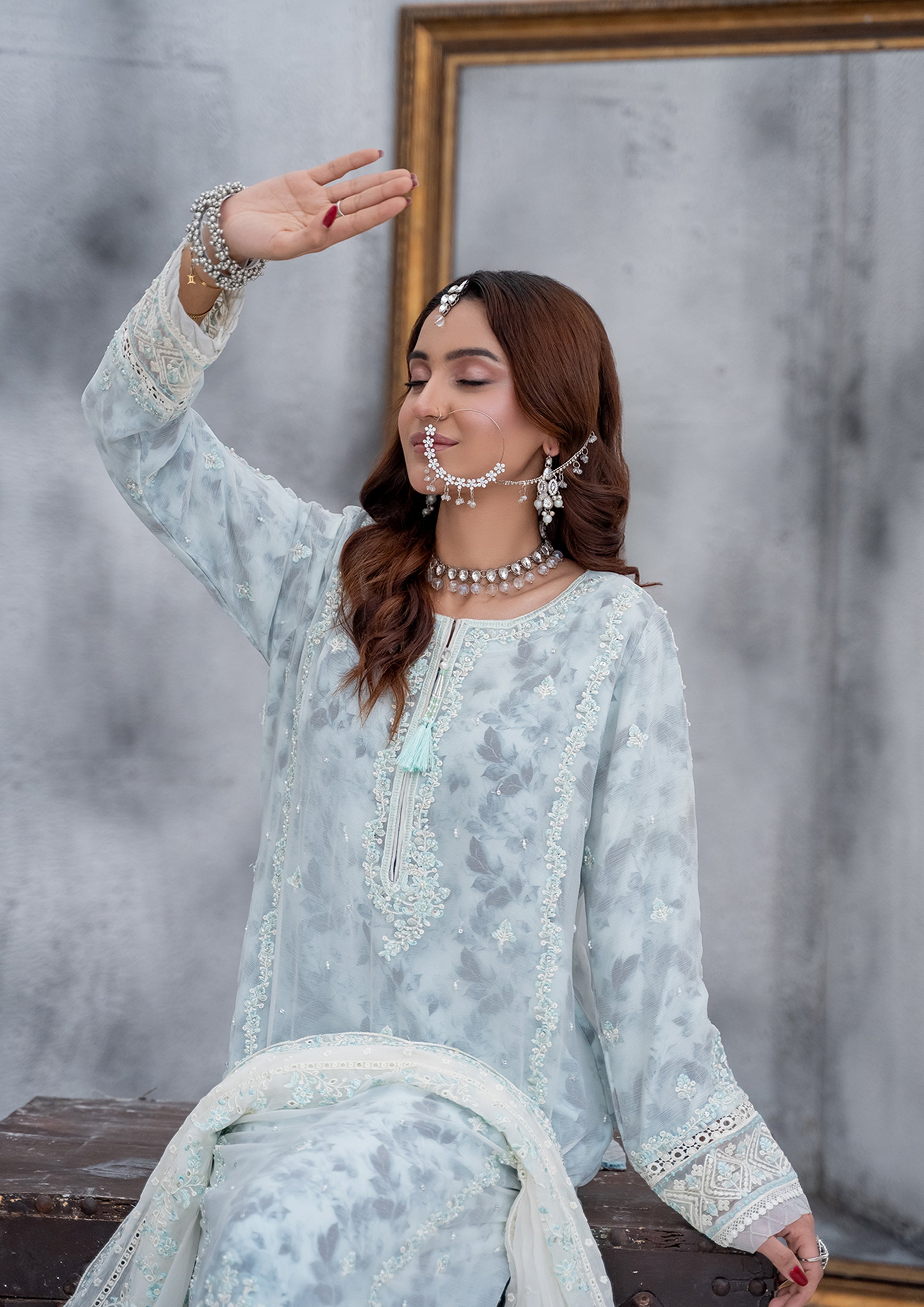 Cinderella BN-1003 - 3 Piece Stitched Fancy Heavy Embroidered - Bint-e-Noor