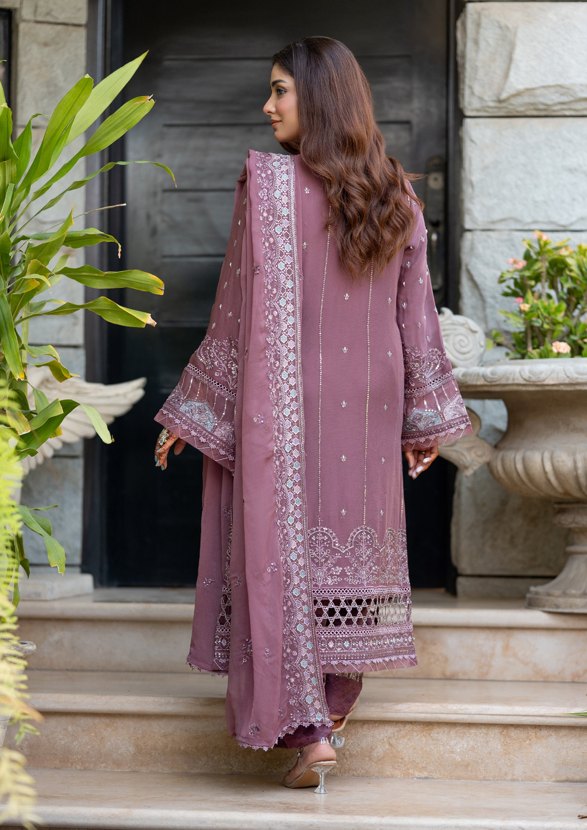 Sejal BN-1085 - 3 Piece Stitched Fancy Heavy Embroidered - Bint-e-Noor