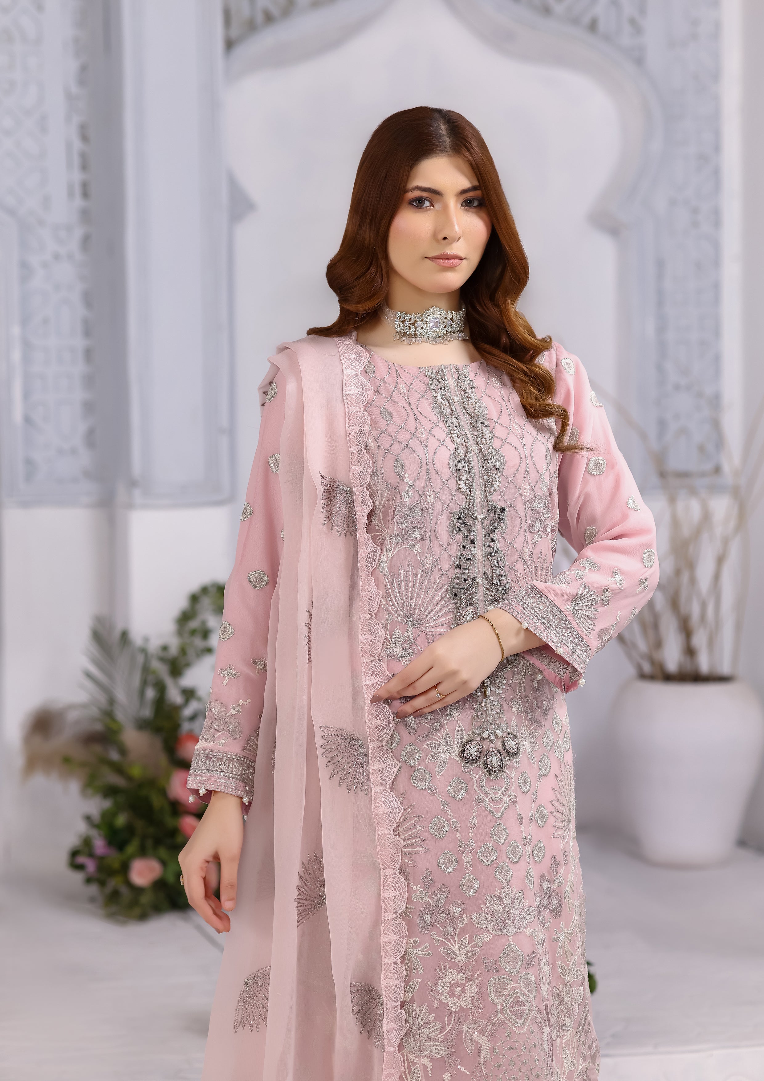 Talia BN-1078 - 3 Piece Stitched Fancy Heavy Embroidered - Bint-e-Noor