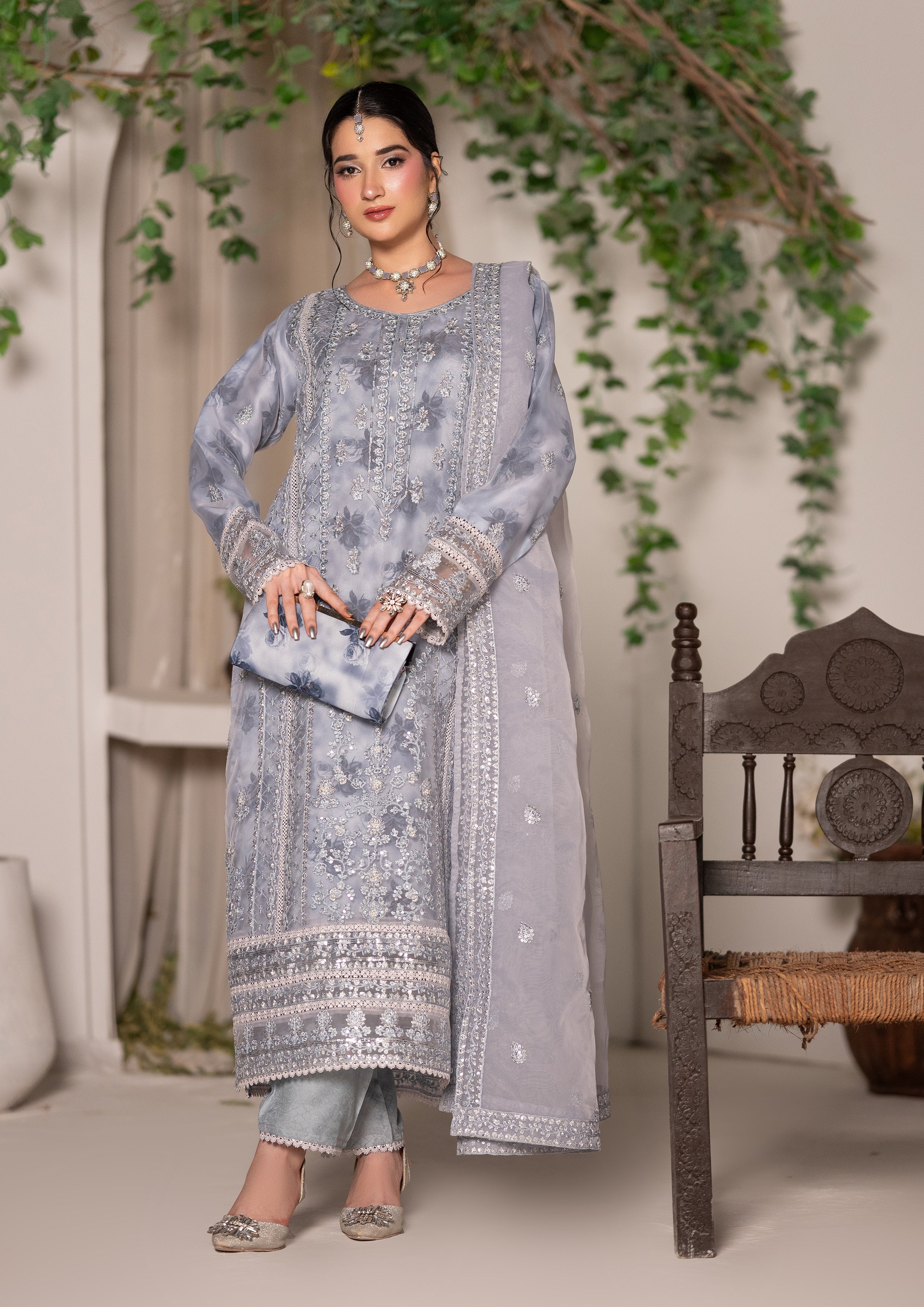 Seraphina BN-1141 - 3 Piece Stitched Fancy Heavy Embroidered - Bint-e-Noor