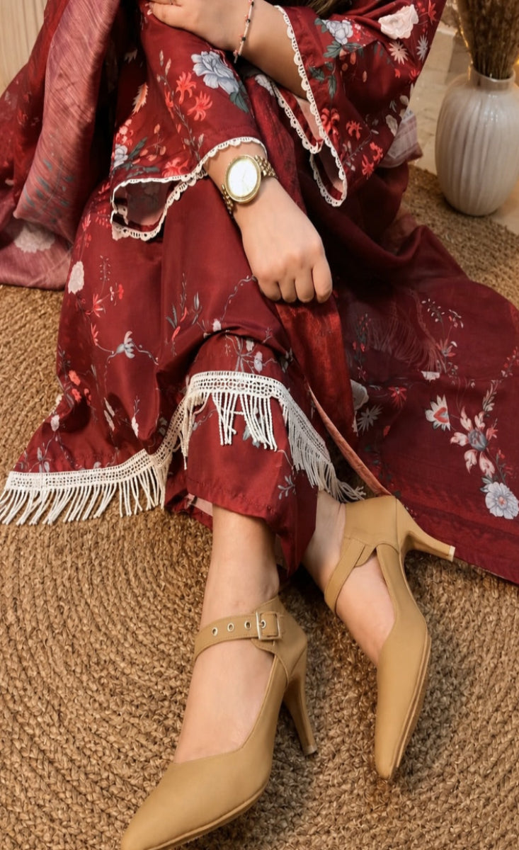 Lalzar - Stitched 3 Pcs - Kala Jora