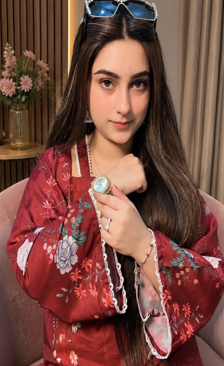 Lalzar - Stitched 3 Pcs - Kala Jora