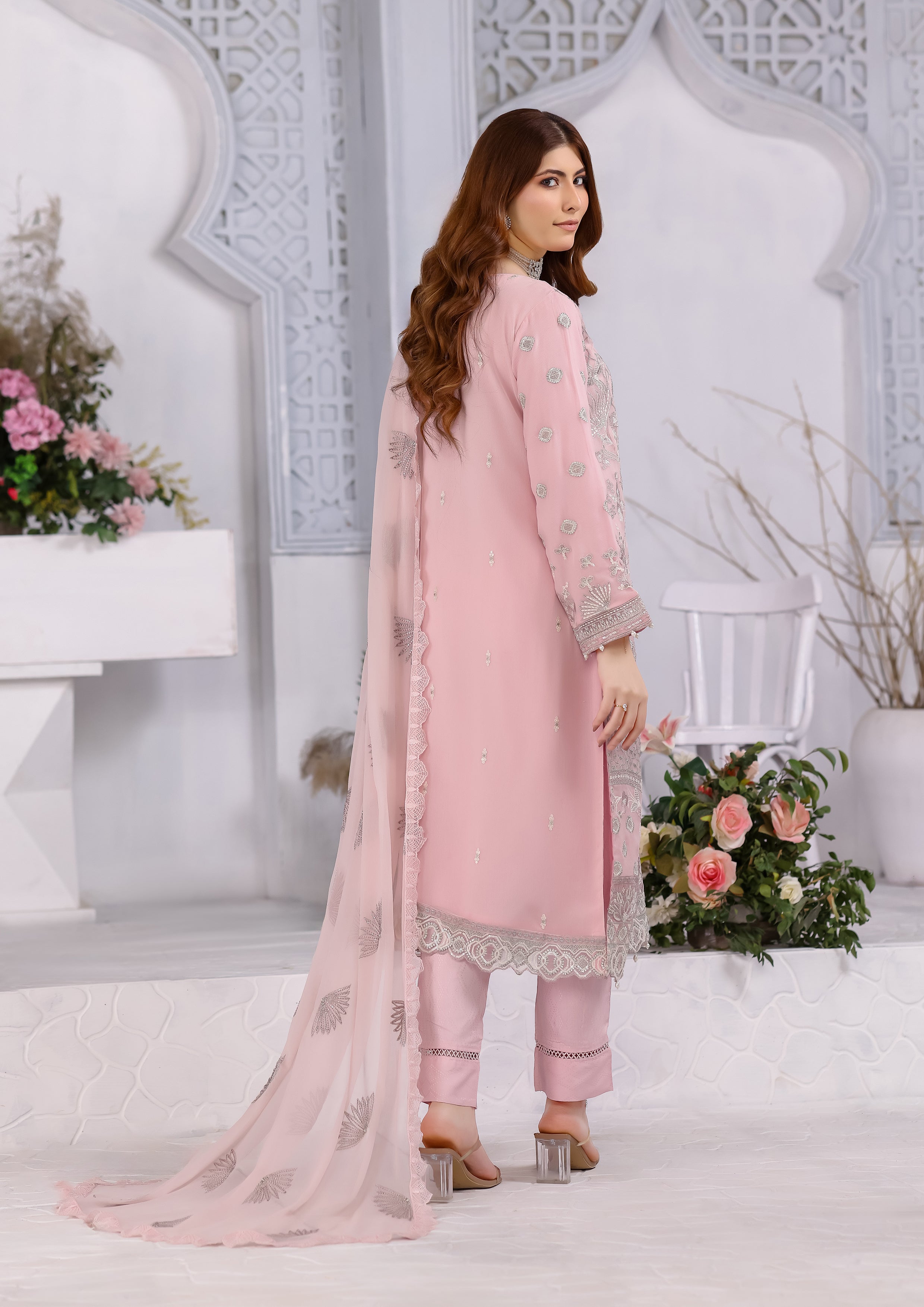 Talia BN-1078 - 3 Piece Stitched Fancy Heavy Embroidered - Bint-e-Noor