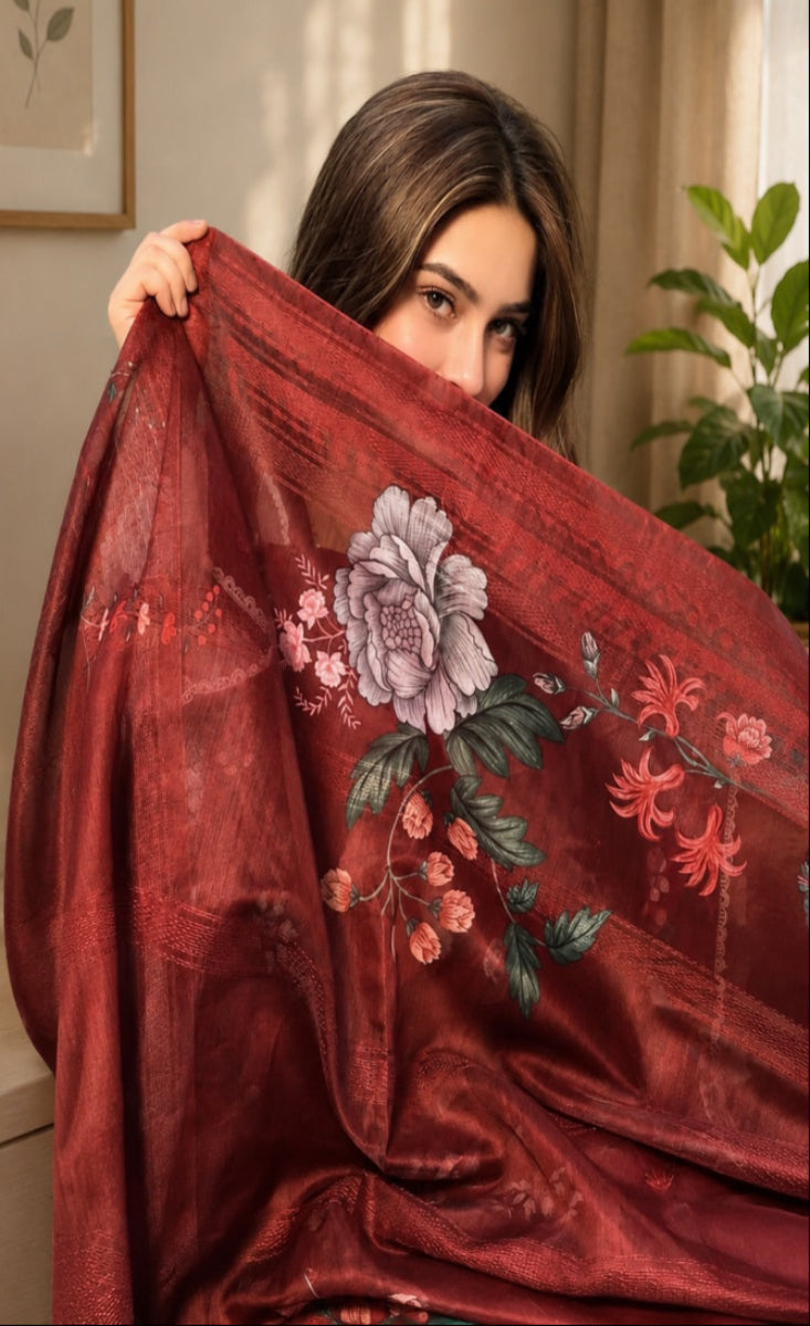 Lalzar - Stitched 3 Pcs - Kala Jora