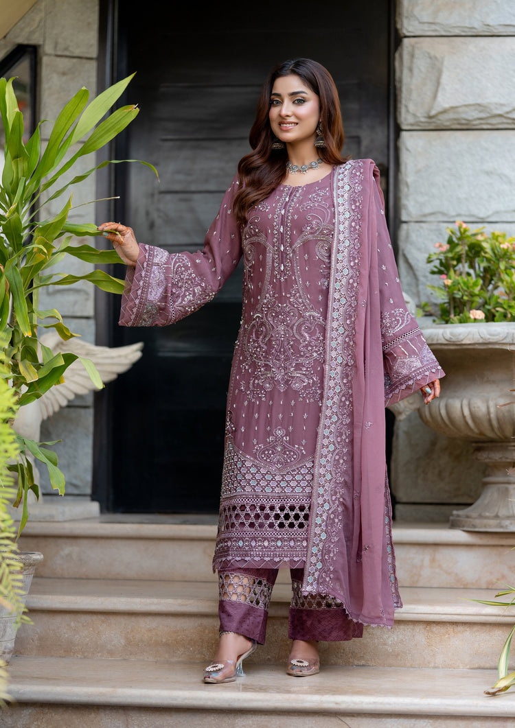 Sejal BN-1085 - 3 Piece Stitched Fancy Heavy Embroidered - Bint-e-Noor