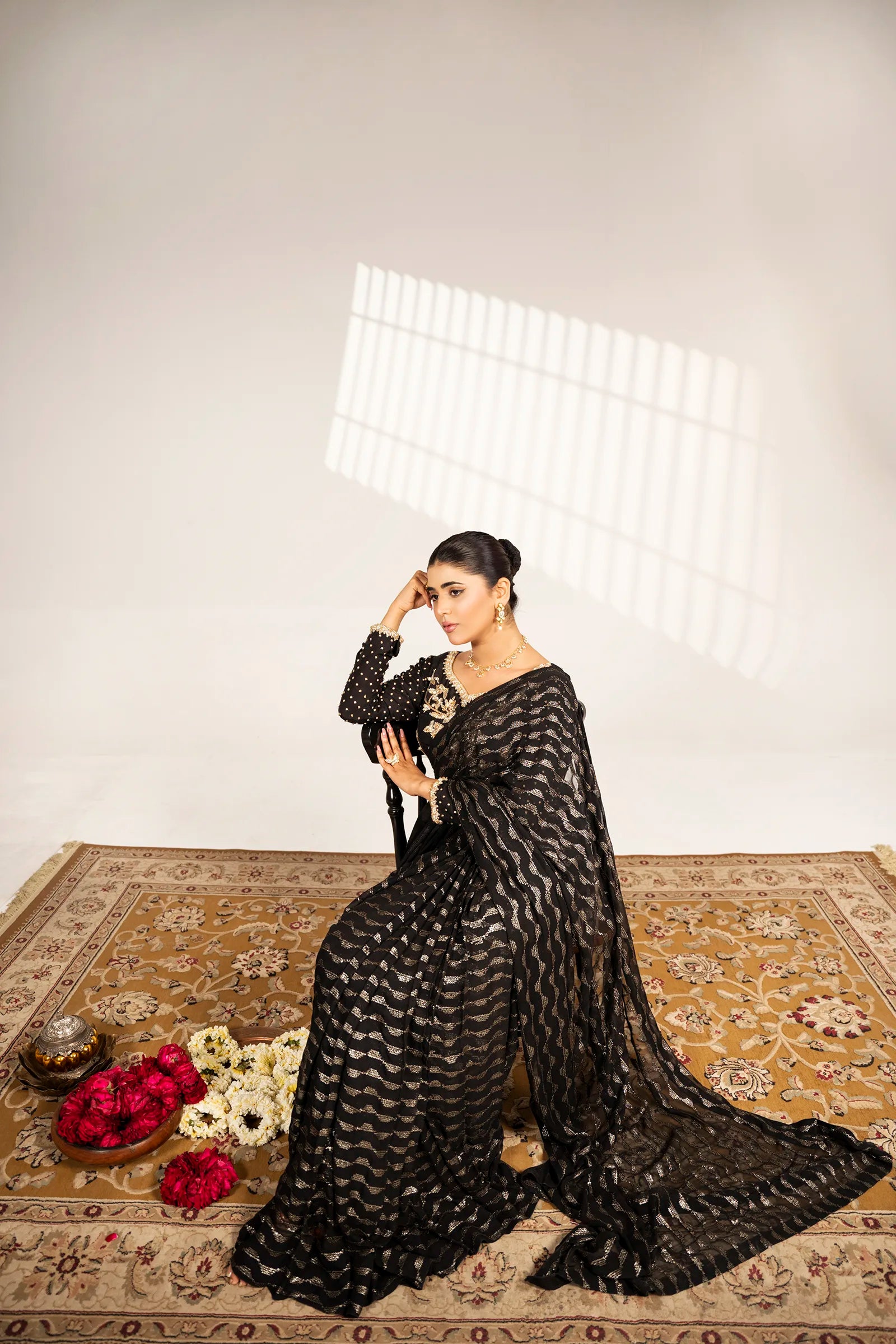 Falak 3 Piece Stitched - Javeria Zoa