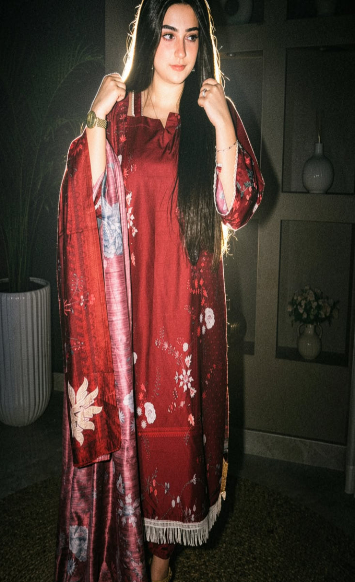 Lalzar - Stitched 3 Pcs - Kala Jora