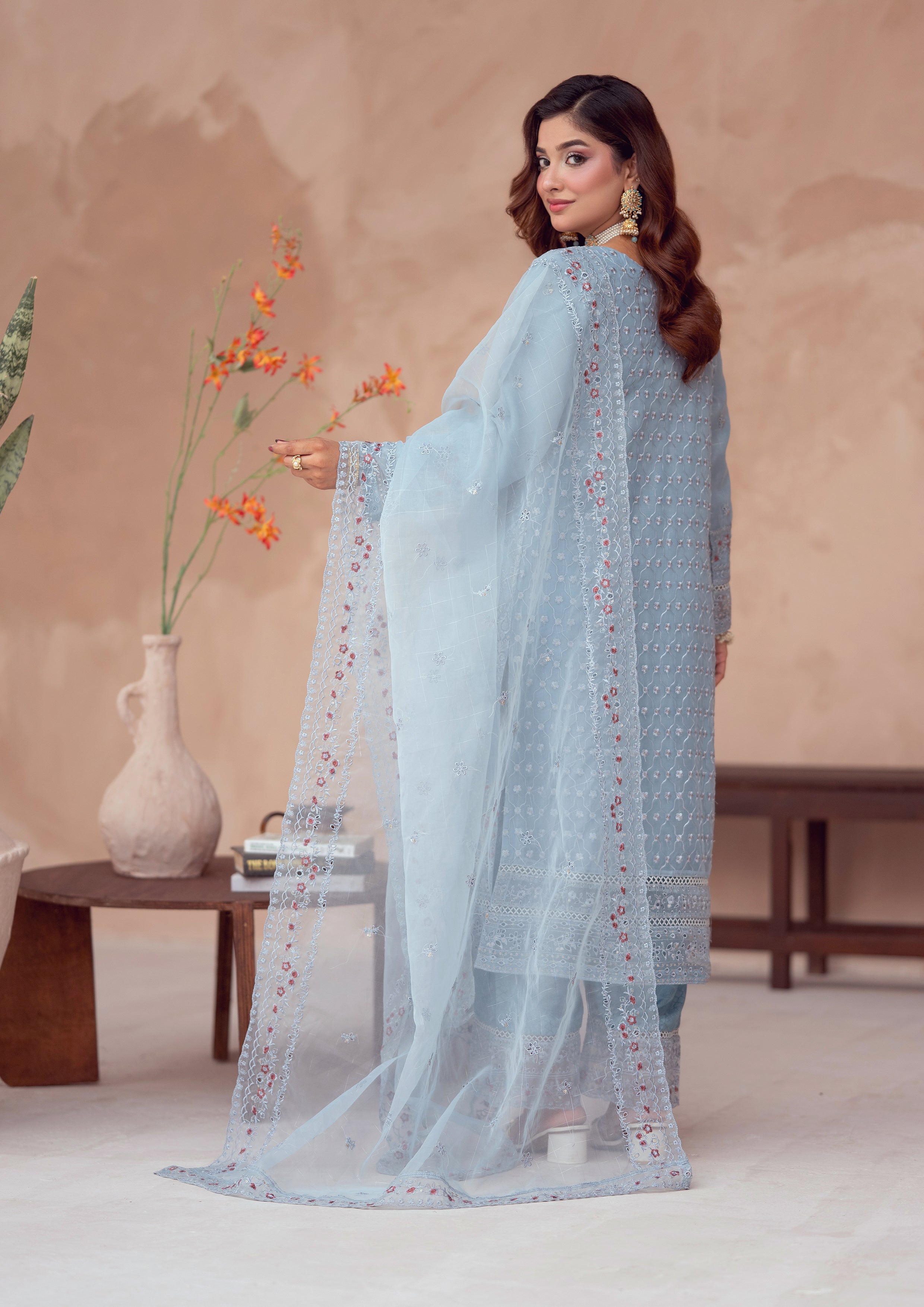 Masooma BN-1103 - 3 Piece Stitched Fancy Heavy Embroidered - Bint-e-Noor