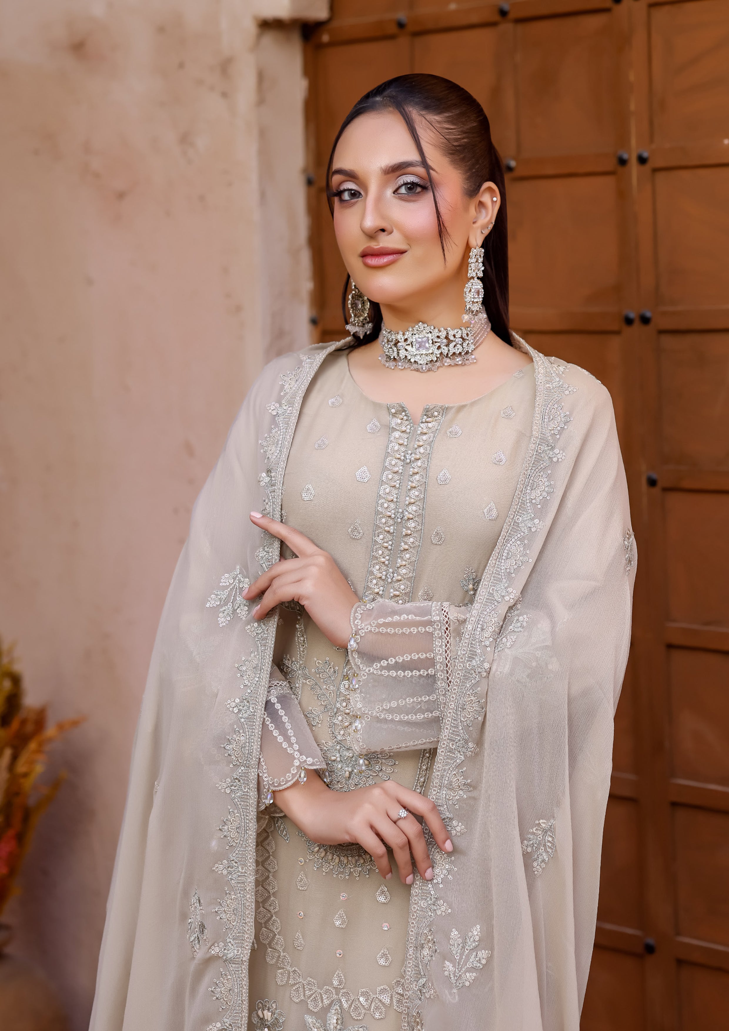 Kaira BN-9990 - 3 Piece Stitched Fancy Heavy Embroidered - Bint-e-Noor