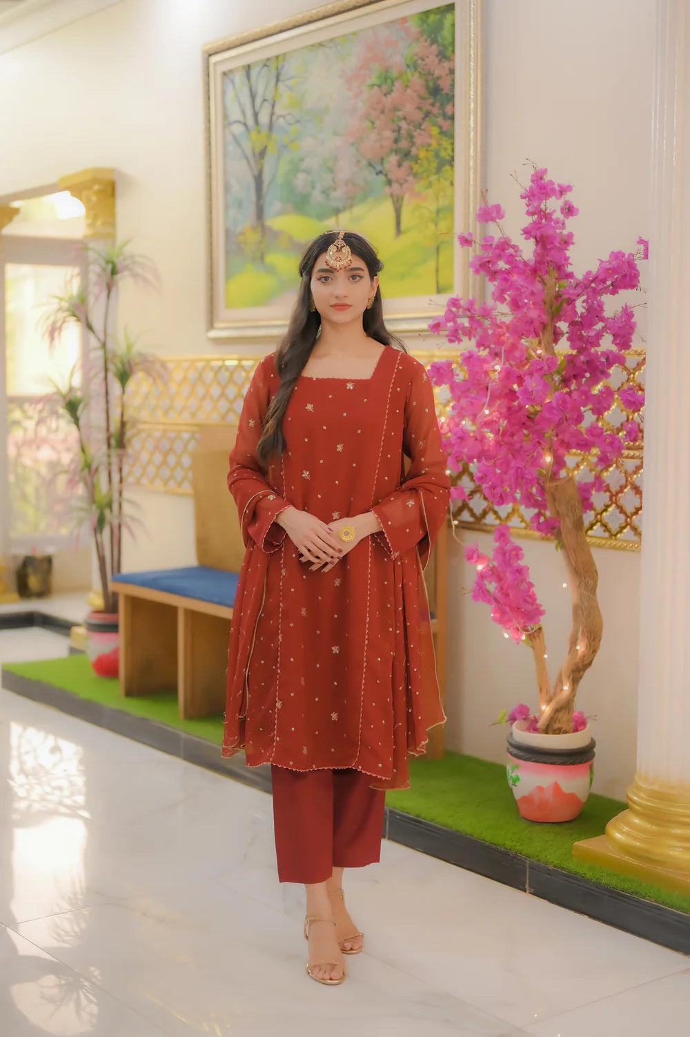 Youthful Festive Flair 3 Piece Suit -  Shadeforteen