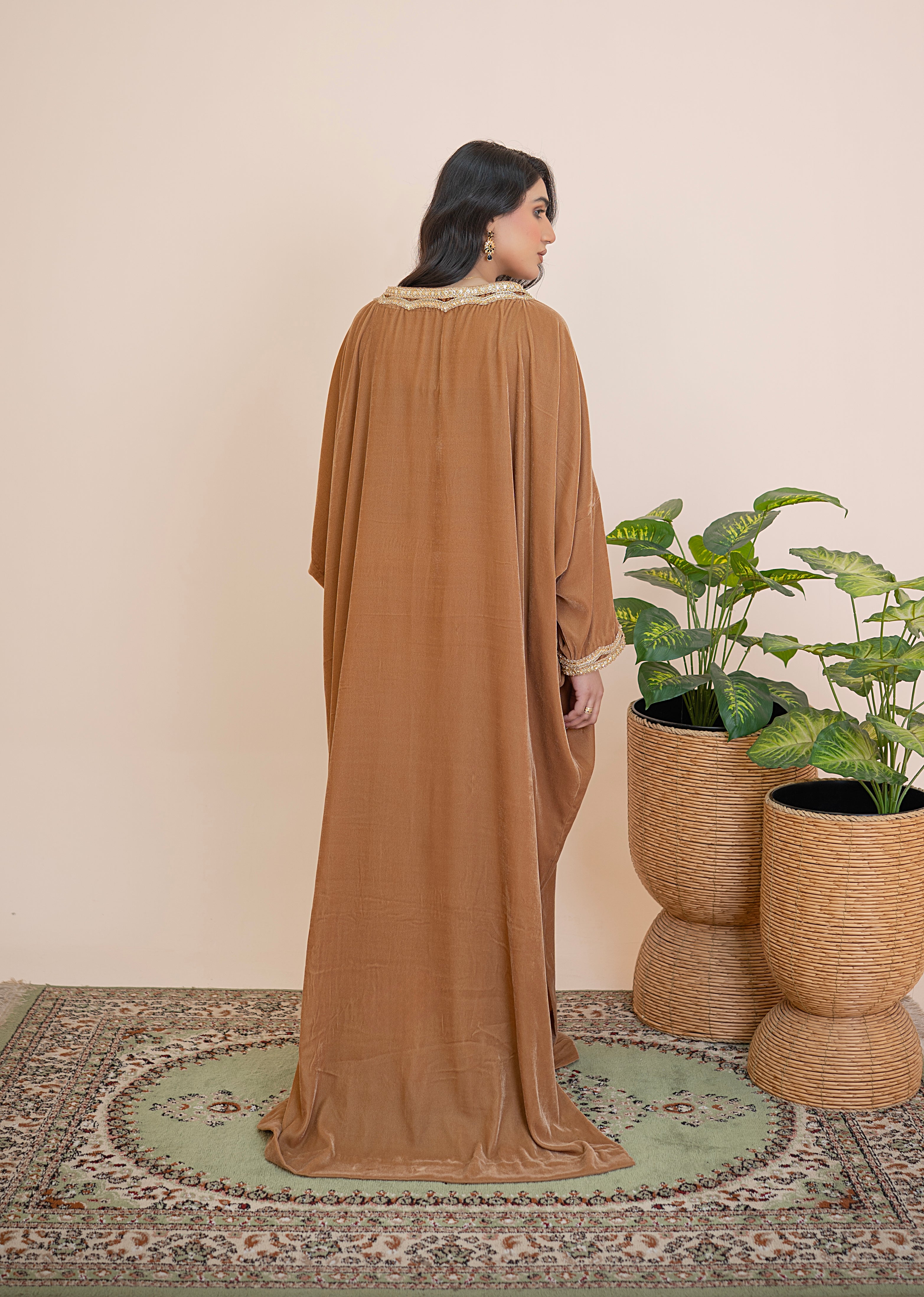 Desert Muse Handcrafted Valvet Kaftan - Mina Muse