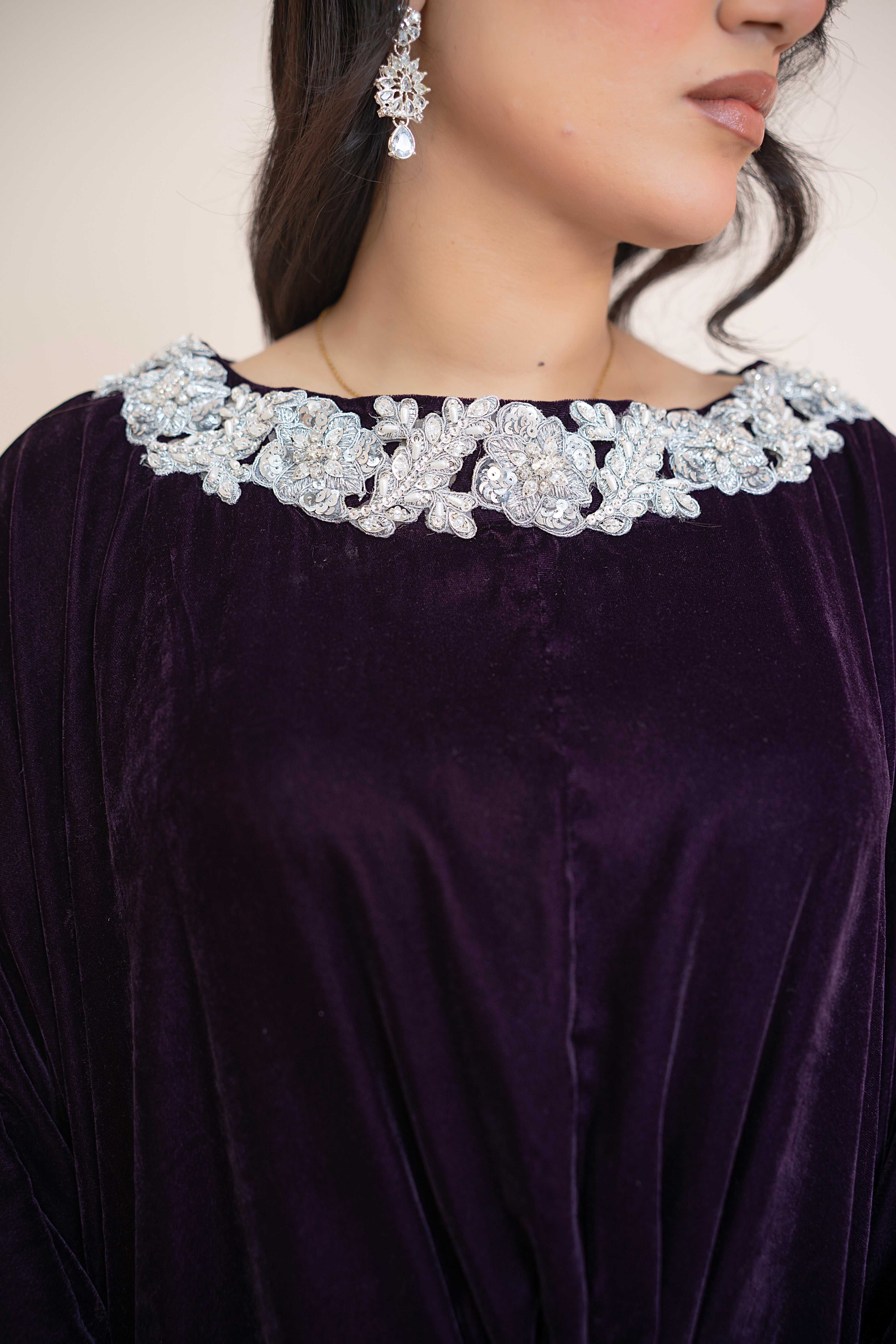 PLUMÉ Handcrafted Valvet Kaftan - Mina Muse