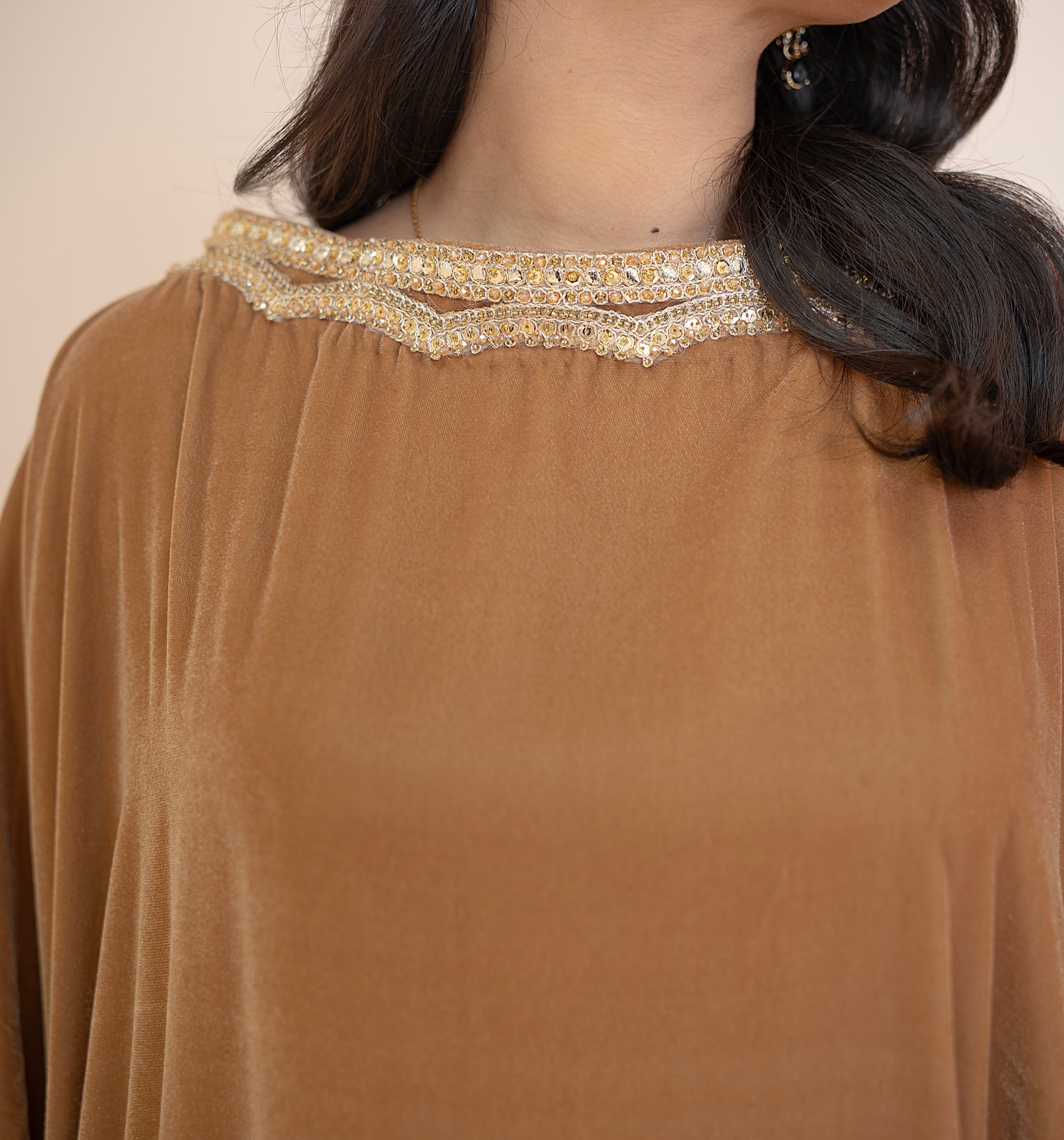 Desert Muse Handcrafted Valvet Kaftan - Mina Muse