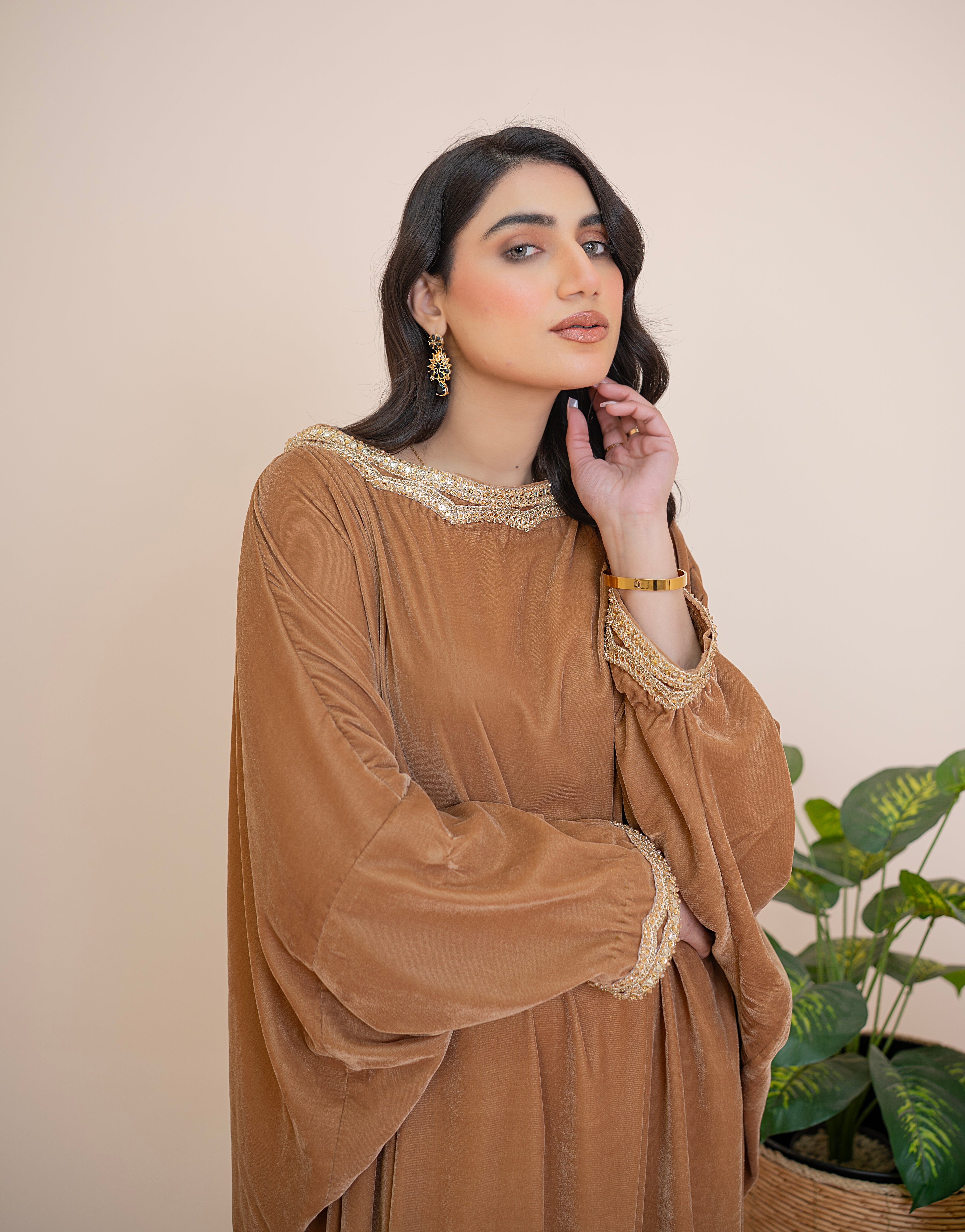 Desert Muse Handcrafted Valvet Kaftan - Mina Muse