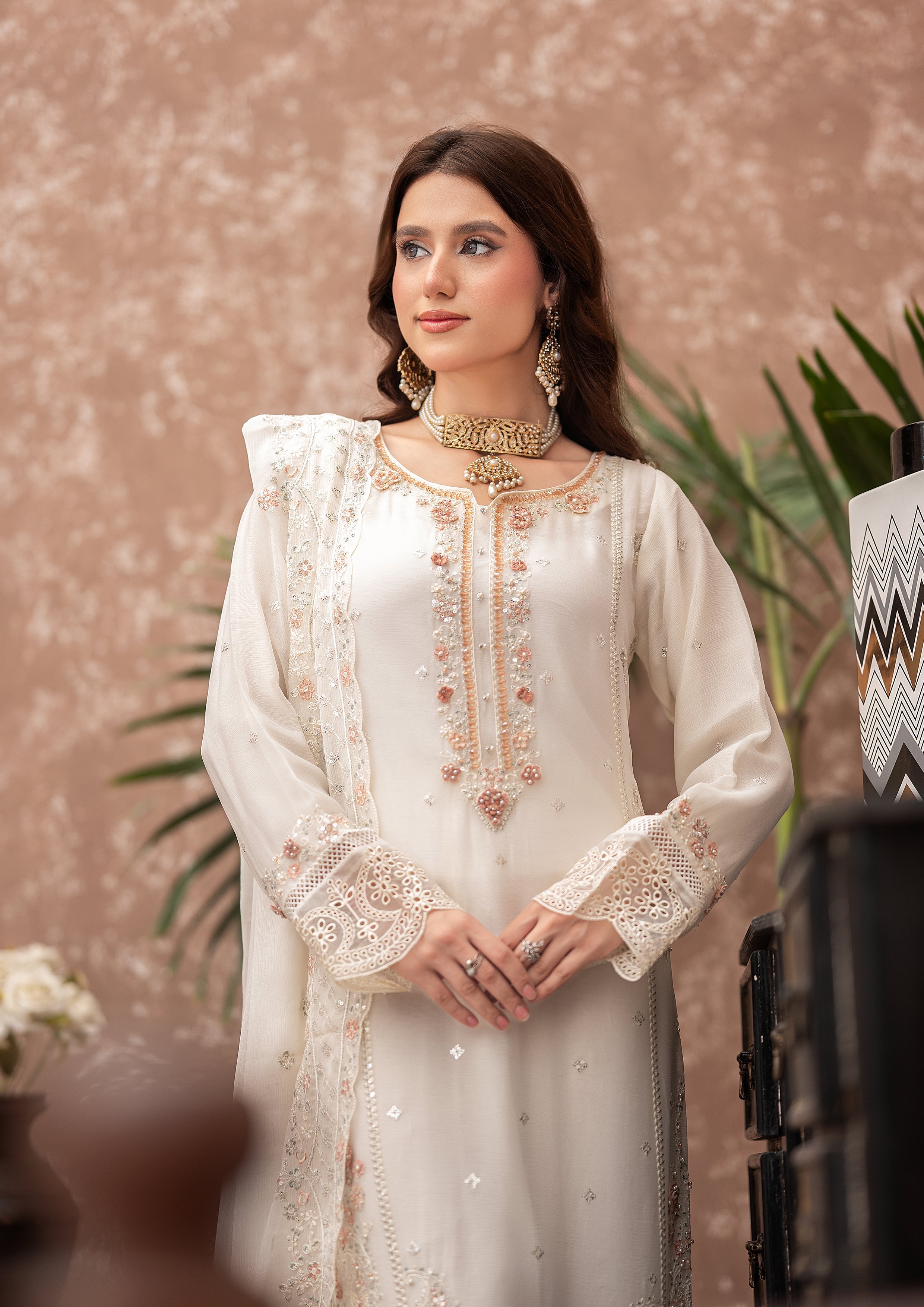 Selin BN-1052 - 3 Piece Stitched Fancy Heavy Embroidered - Bint-e-Noor