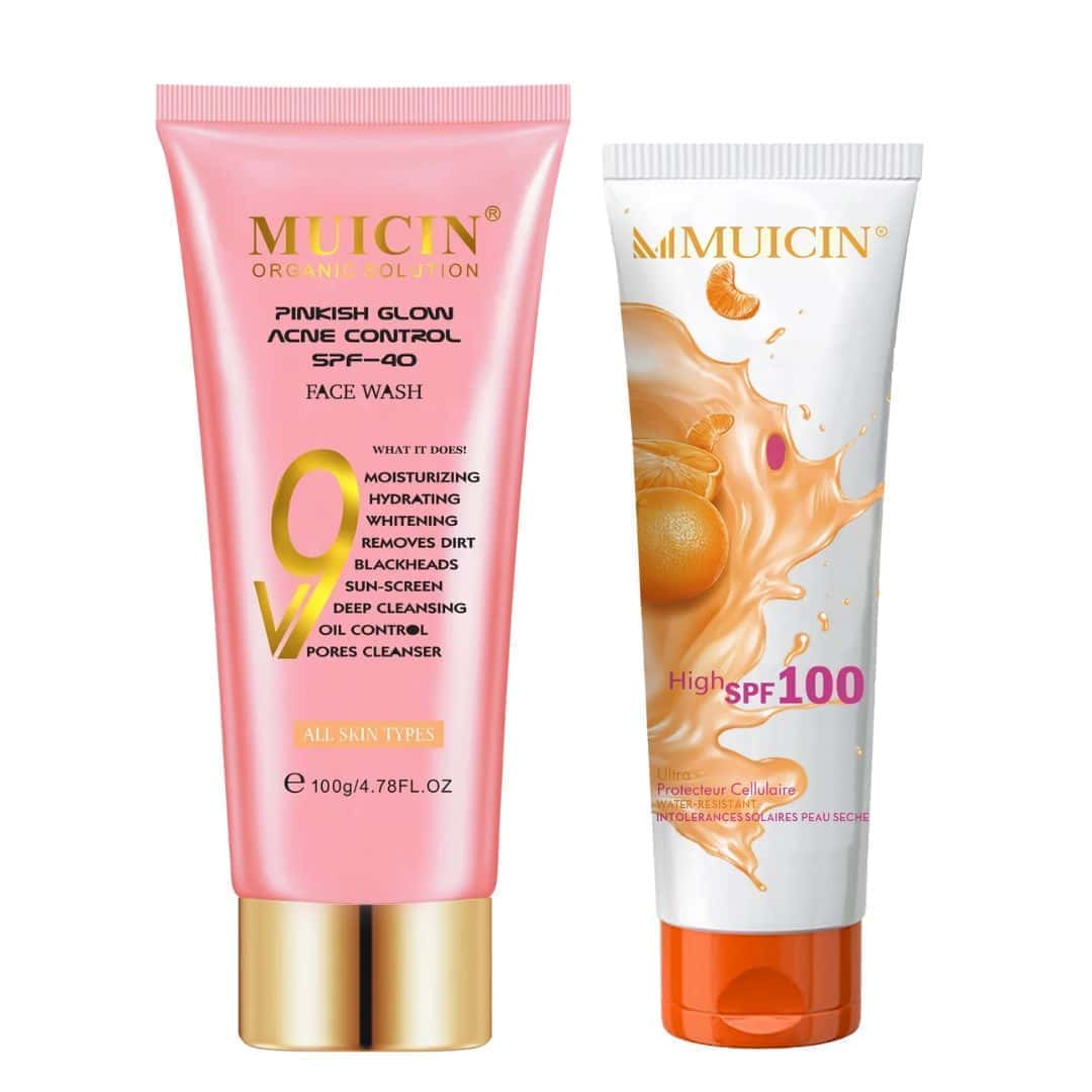 V9 & Vitamin C Skin Defense & Glow Kit - Muicin