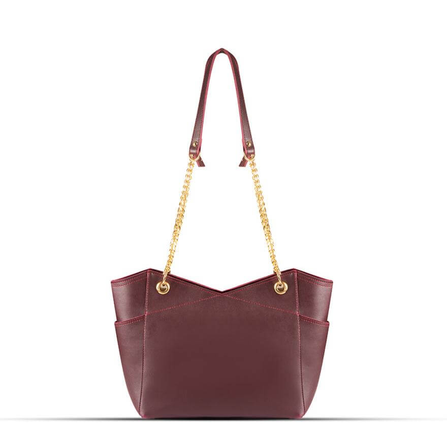 Reena Maroon Tote Bag - Bag X