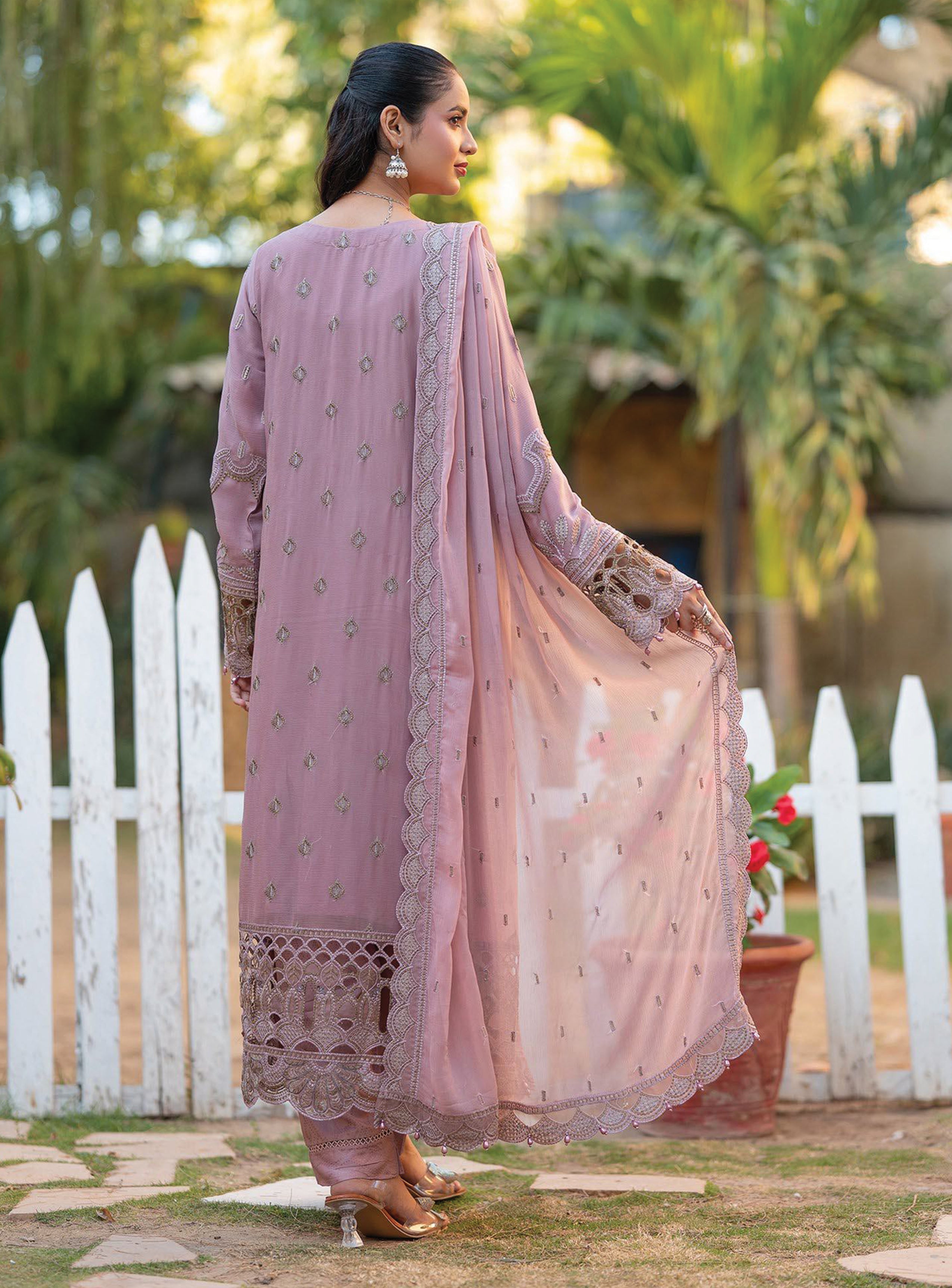 Asmira BN-1041 - 3 Piece Stitched Fancy Heavy Embroidered - Bint-e-Noor