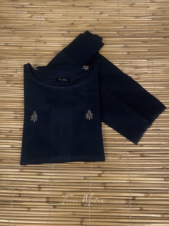 Blue 2pc Embroidered - Teen Meter