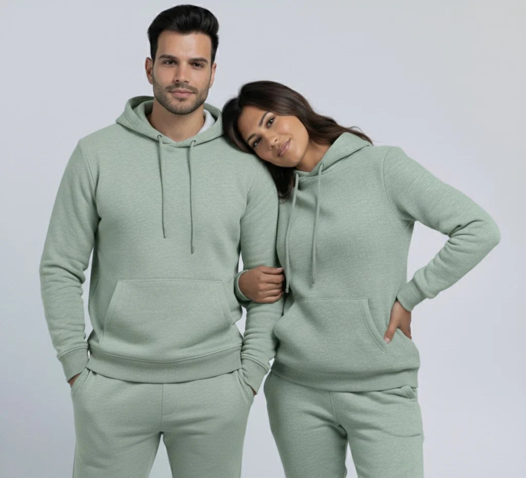 Cotton Fleece Pull Over Hoodie 1 Piece