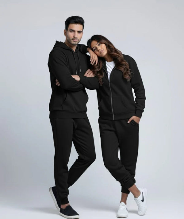 Cotton Fleece Jogger Pant Black 1 Piece