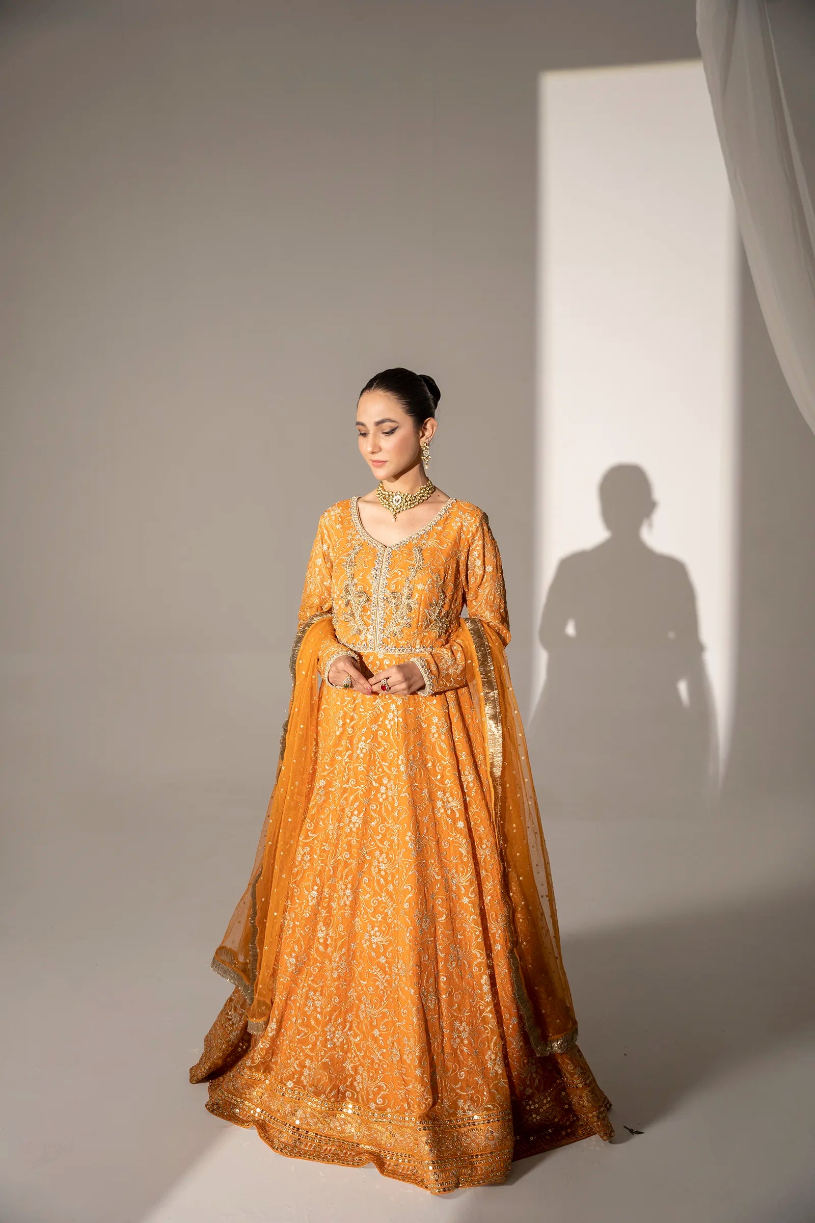 Elizha 3 Piece Stitched - Javeria Zoa