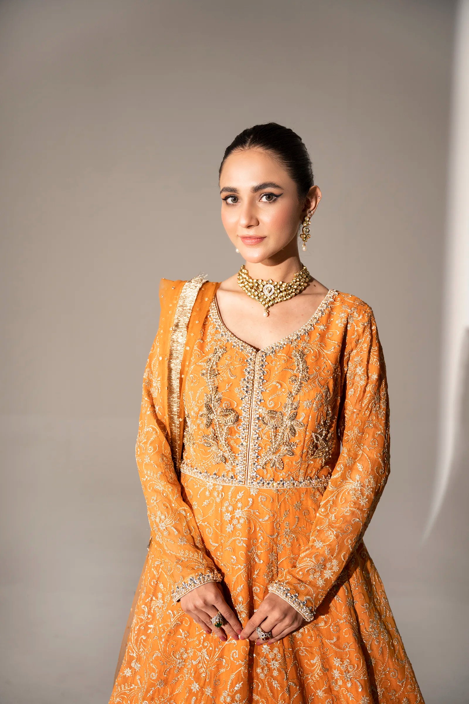Elizha 3 Piece Stitched - Javeria Zoa