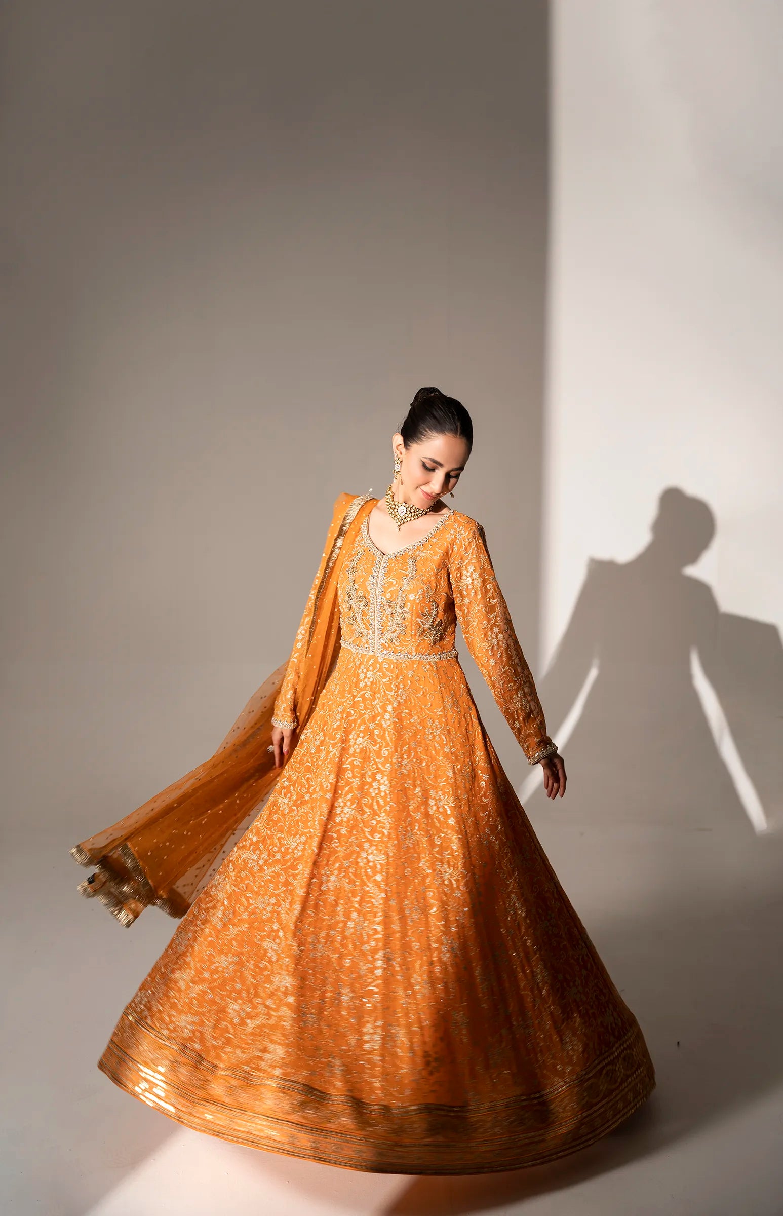 Elizha 3 Piece Stitched - Javeria Zoa