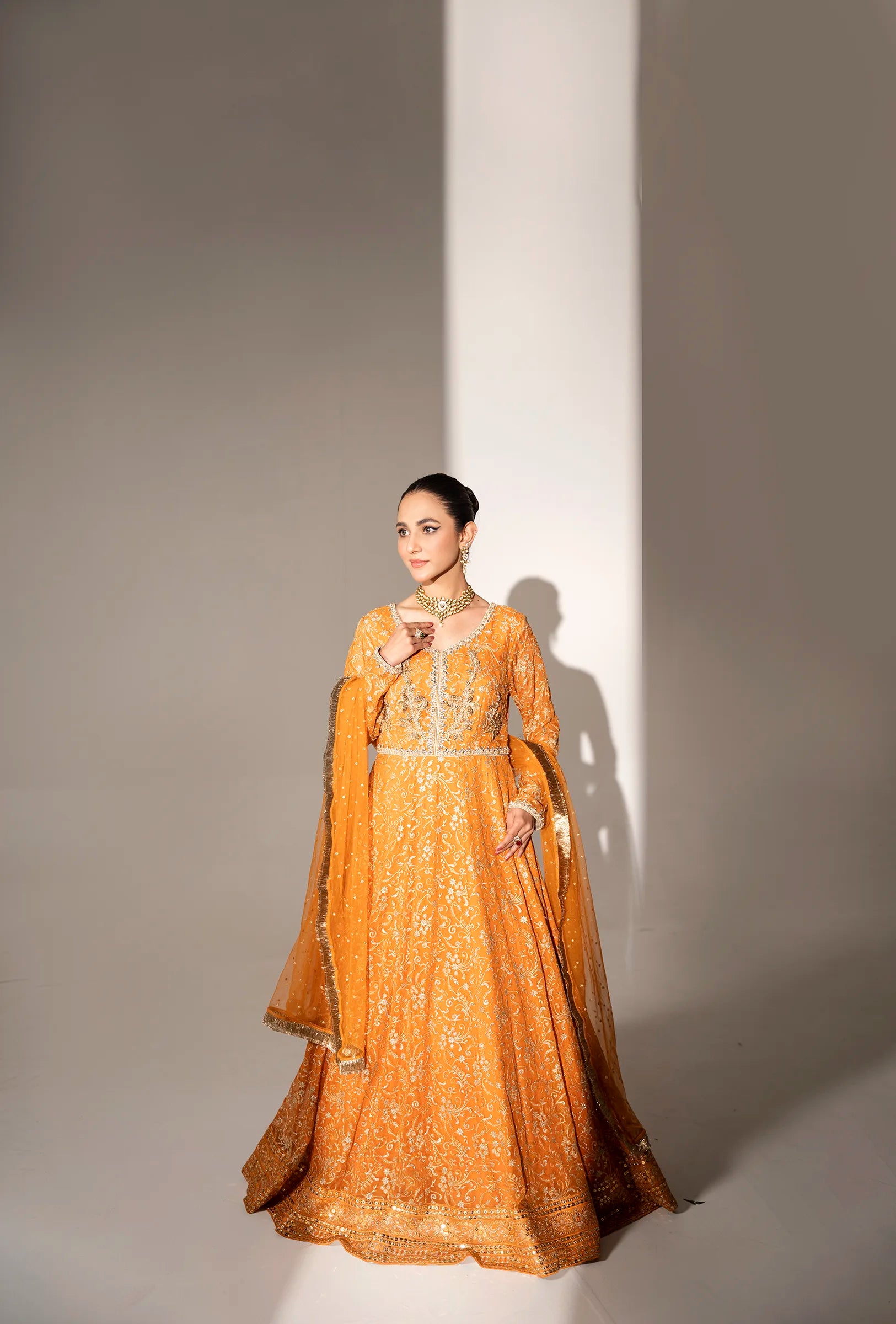 Elizha 3 Piece Stitched - Javeria Zoa