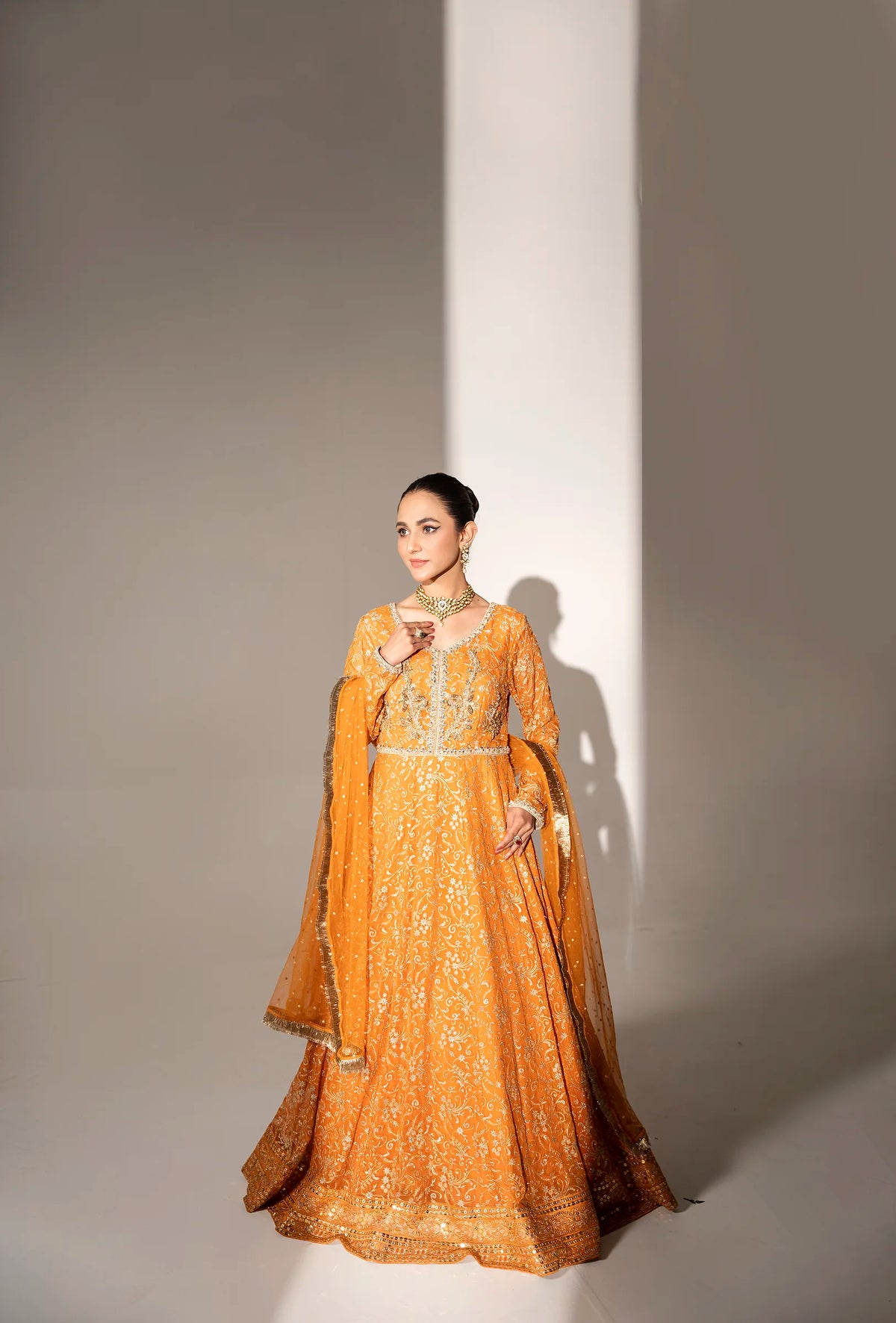 Elizha 3 Piece Stitched - Javeria Zoa