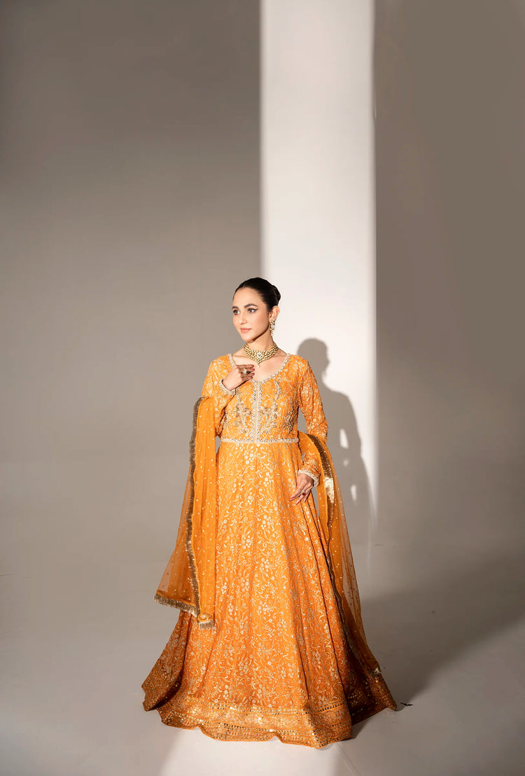 Elizha 3 Piece Stitched - Javeria Zoa