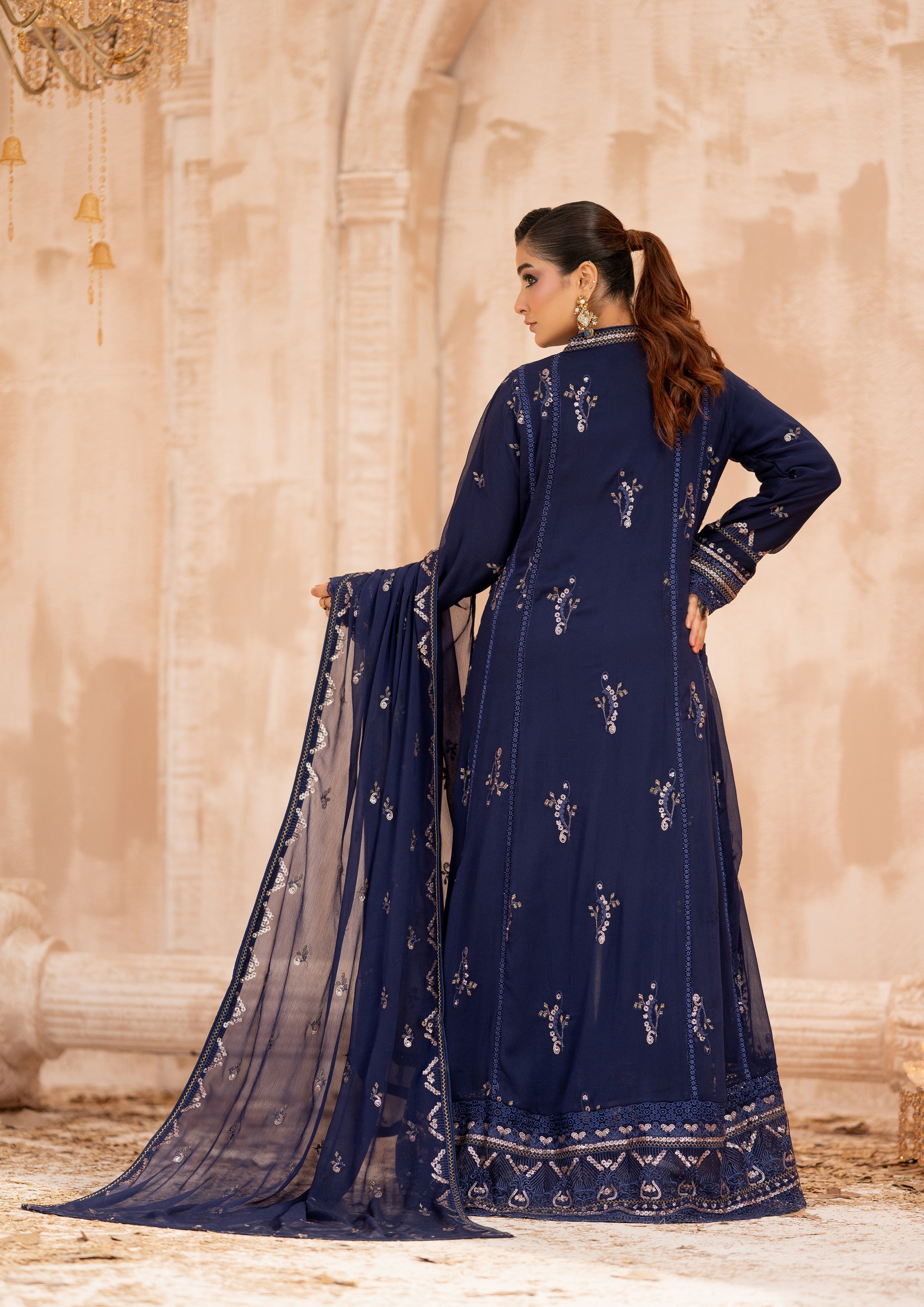 Ghazala BN-1172 - 3 Piece Stitched Fancy Heavy Embroidered - Bint-e-Noor