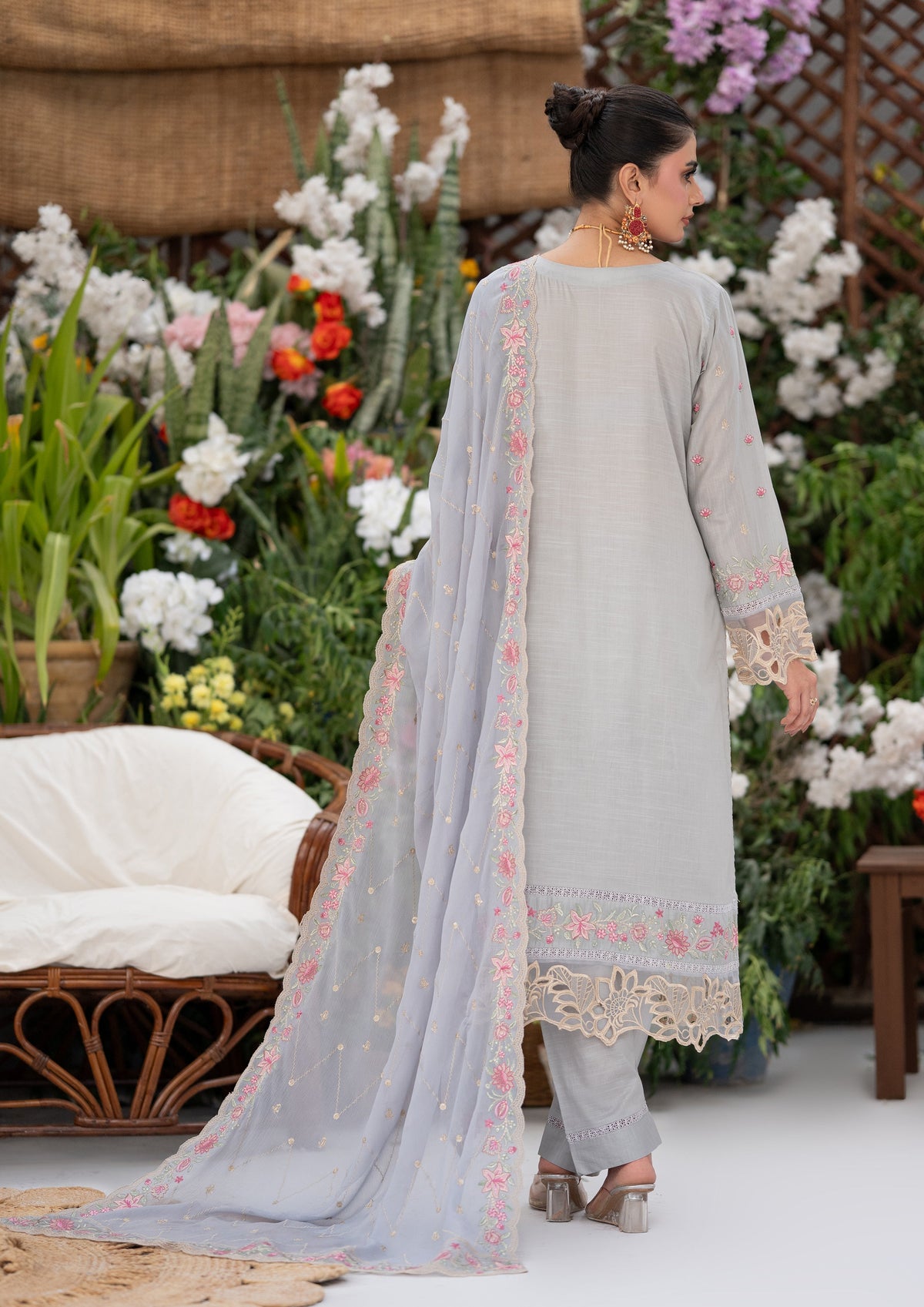 Rabeeya BN-1169 - 3 Piece Stitched Fancy Heavy Embroidered - Bint-e-Noor