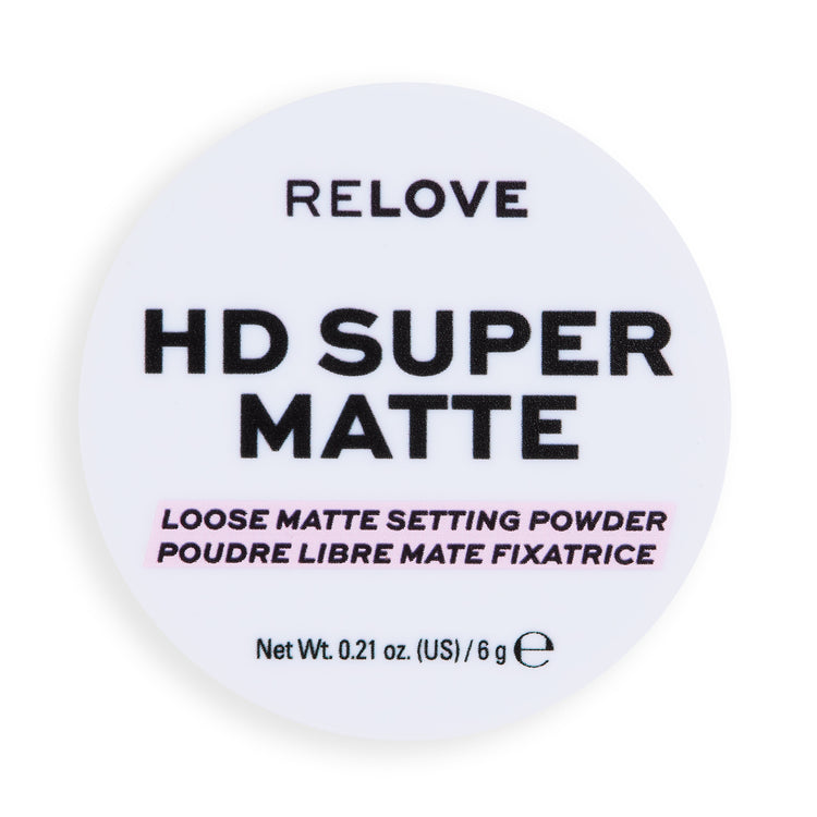 Relove By Revolution HD Super Matte Loose Matte Setting Powder Translucent 6gm