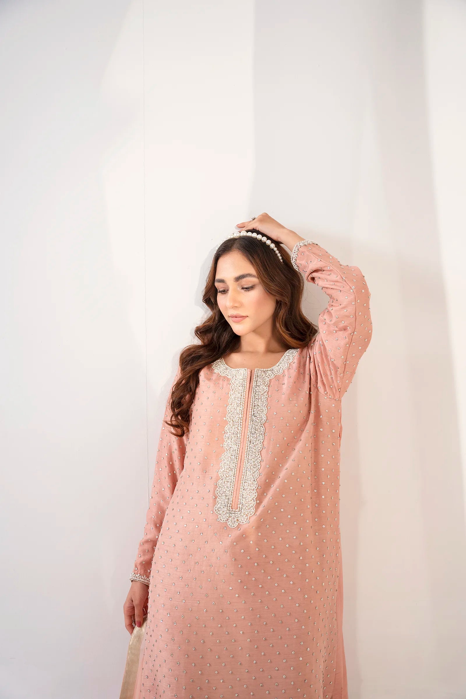 Leah 3 Piece Stitched - Javeria Zoa