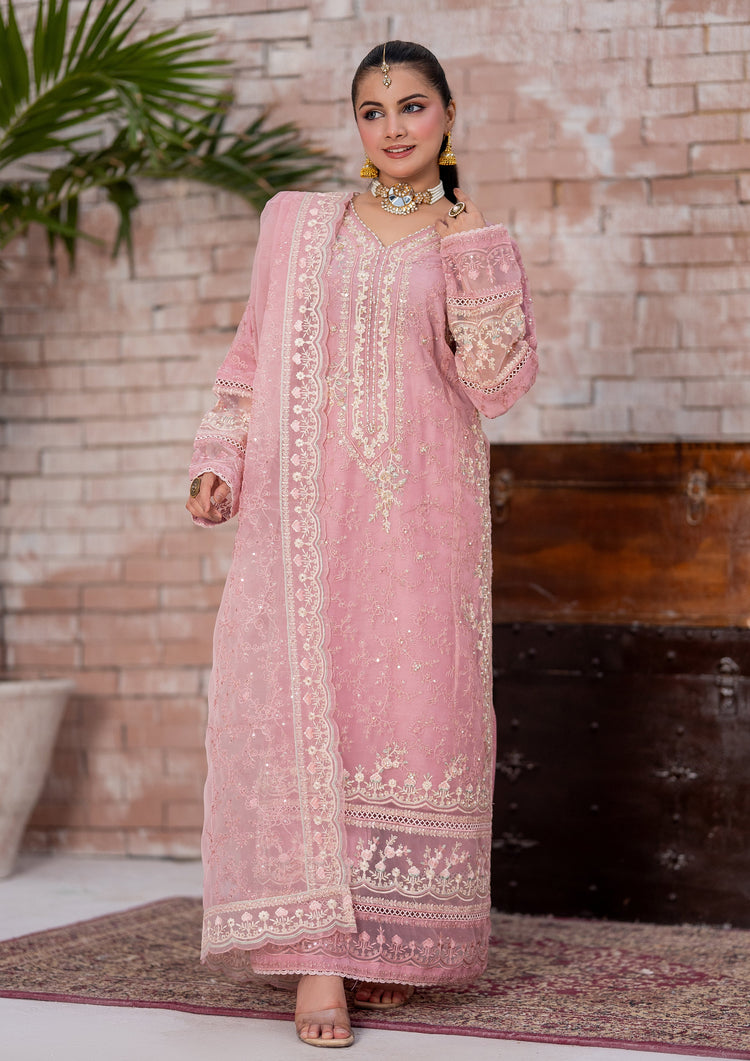 Mayal BN-1114 - 3 Piece Stitched Fancy Heavy Embroidered - Bint-e-Noor