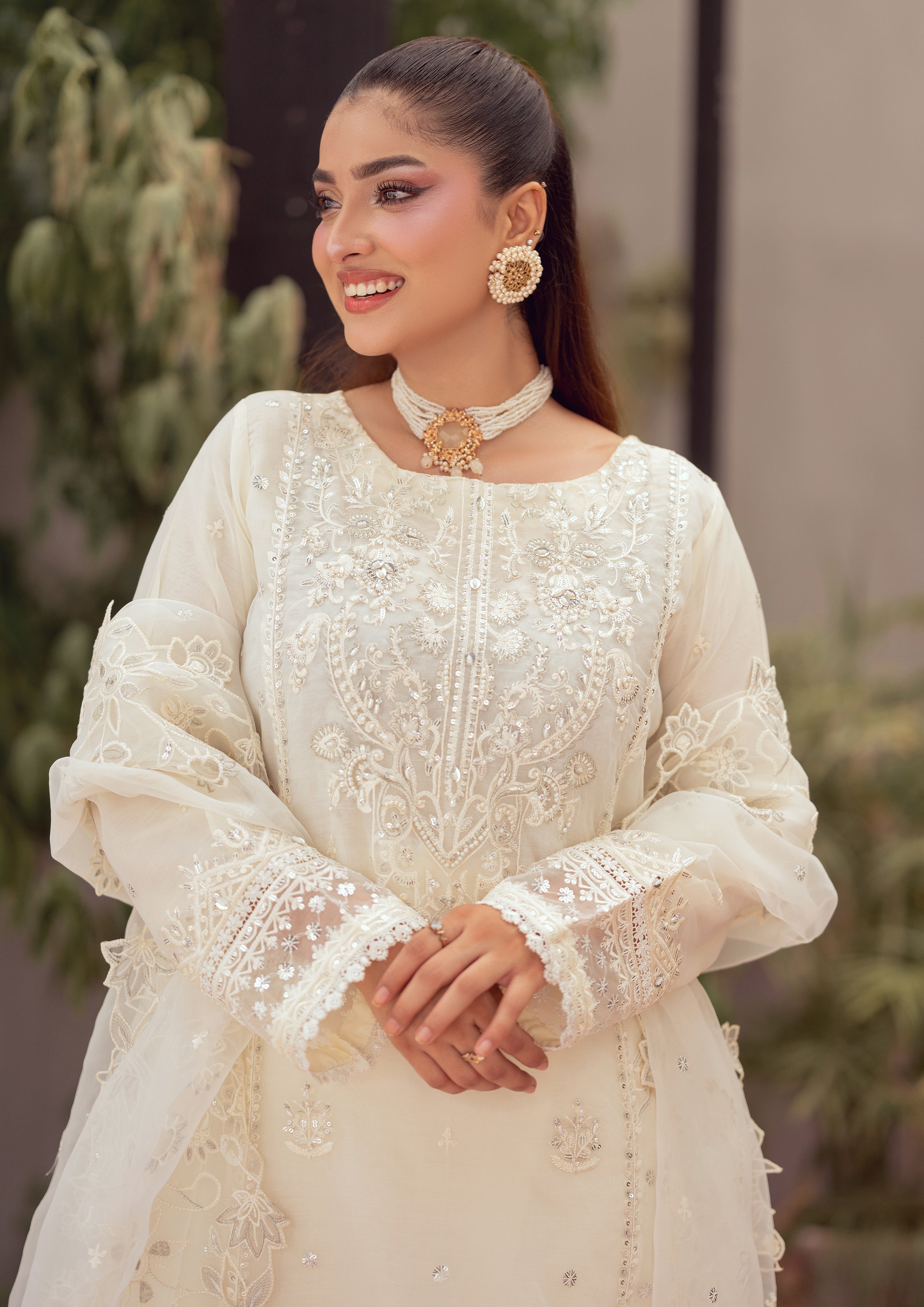Faliha BN-1152 - 3 Piece Stitched Fancy Heavy Embroidered - Bint-e-Noor