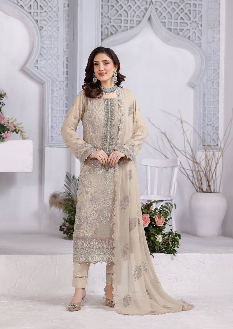Talia BN-1079 - 3 Piece Stitched Fancy Heavy Embroidered - Bint-e-Noor