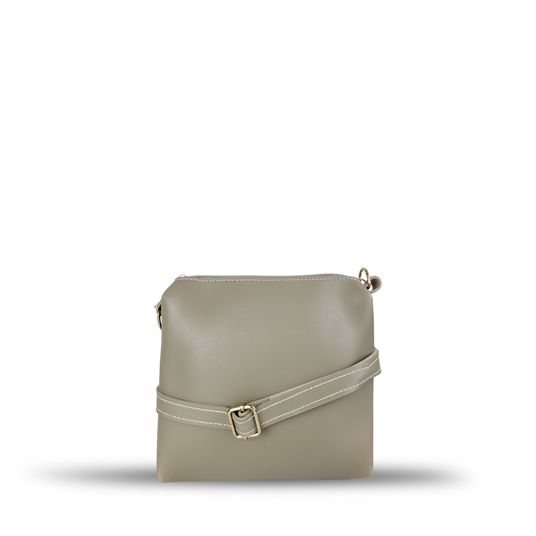 Crimson Pouch Grey Handbag - Bag X