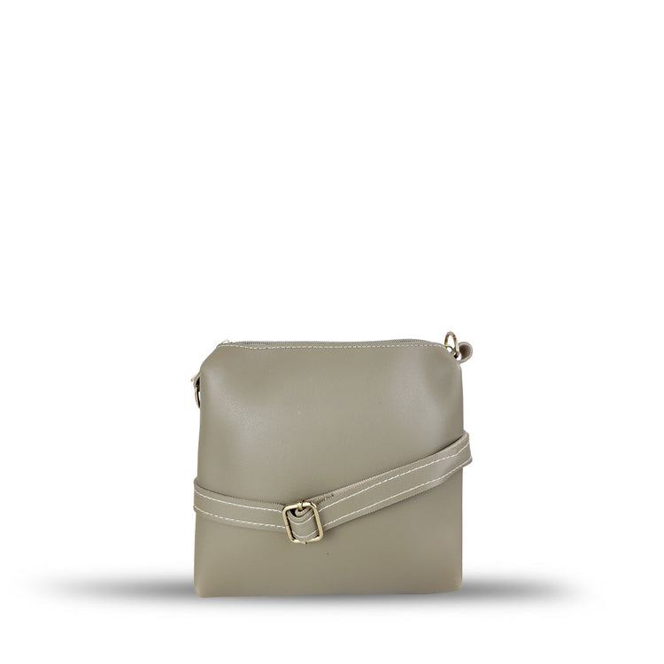 Crimson Pouch Grey Handbag - Bag X
