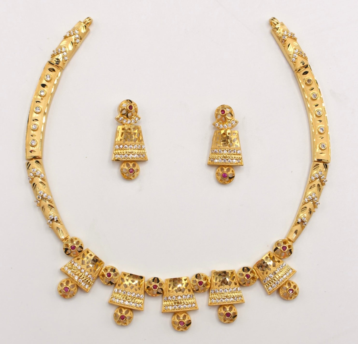 Gold Plated Diya - Aloro Jewels